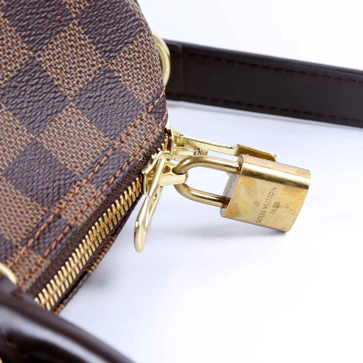 Speedy 35 with Strap Damier Ebene - Image 11