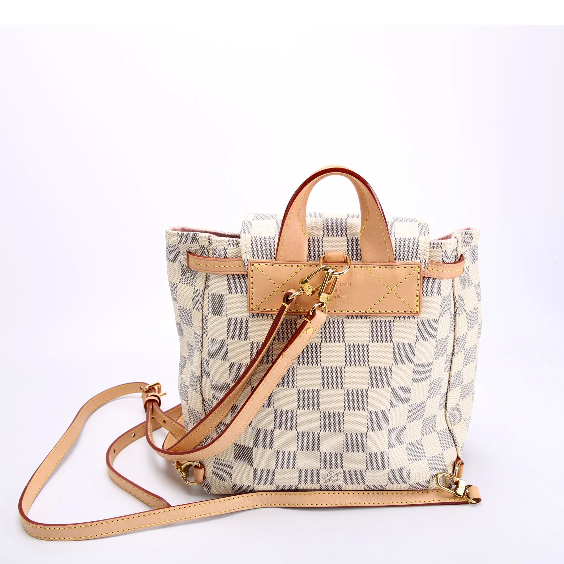 Sperone BB Backpack Damier Azur Pink - Image 3