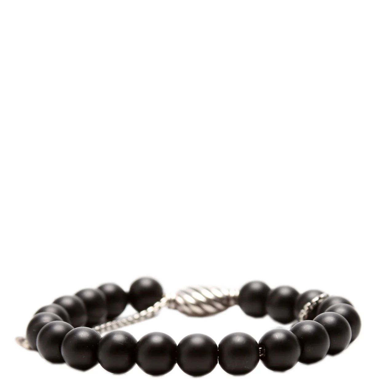 Spiritual Beads 8MM Bracelet Onyx/925