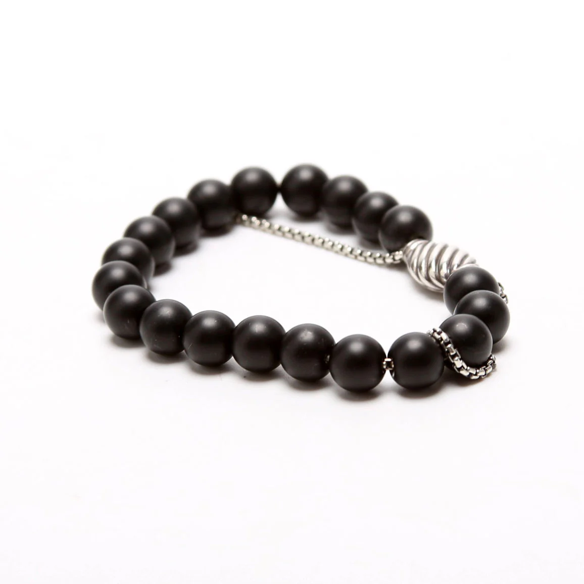 Spiritual Beads 8MM Bracelet Onyx/925 - Image 2