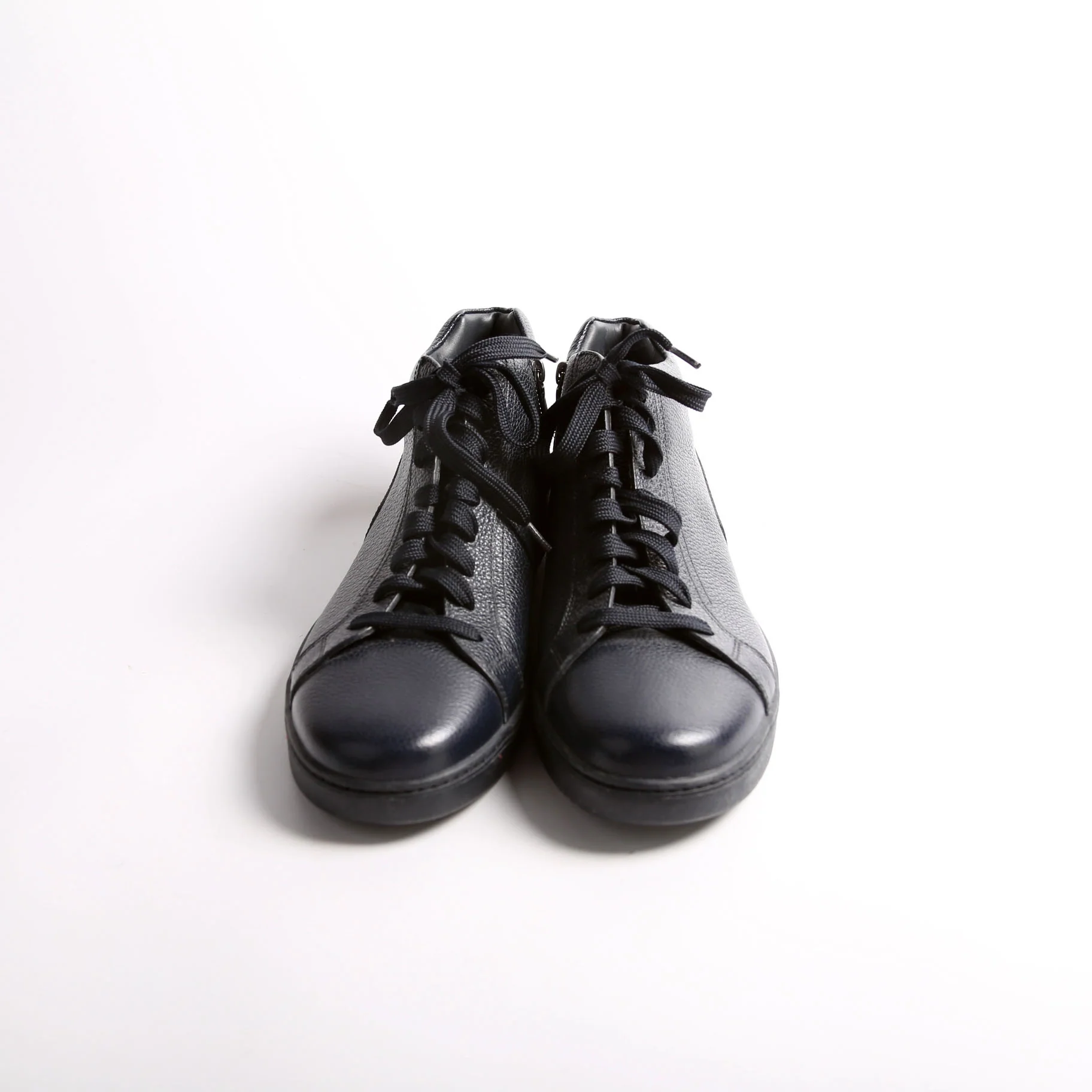 Sport Leather Mid Sneakers Men's Size 10 Navy - Image 2