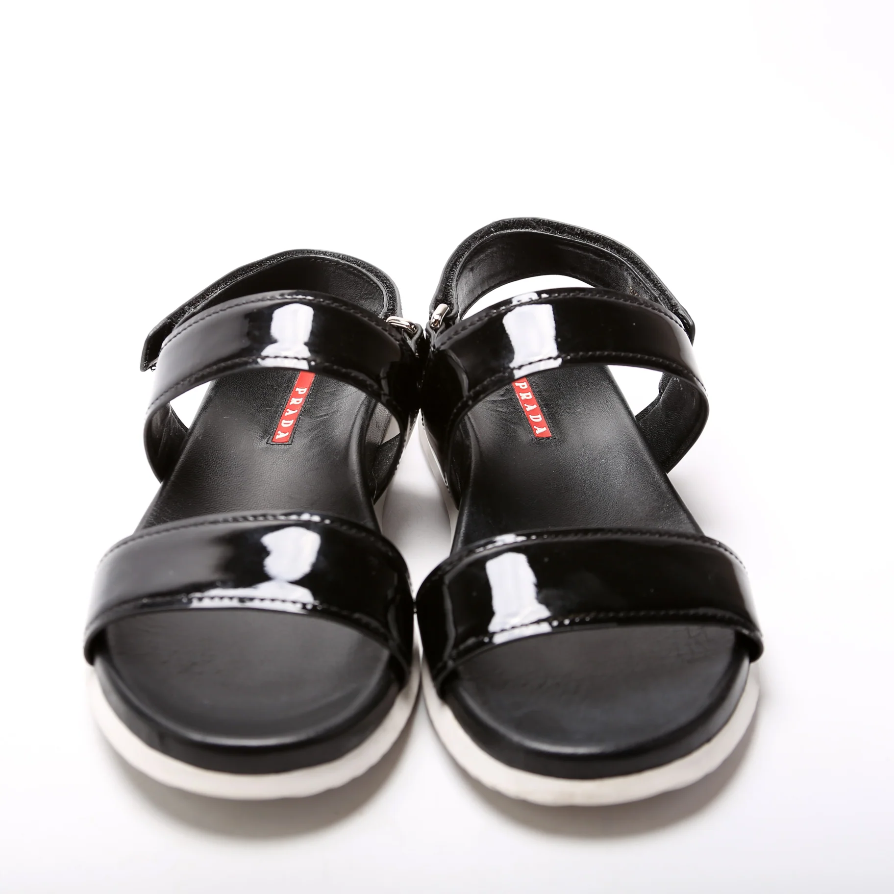 Sport Patent Slingback Sandals Size 37.5 - Image 2
