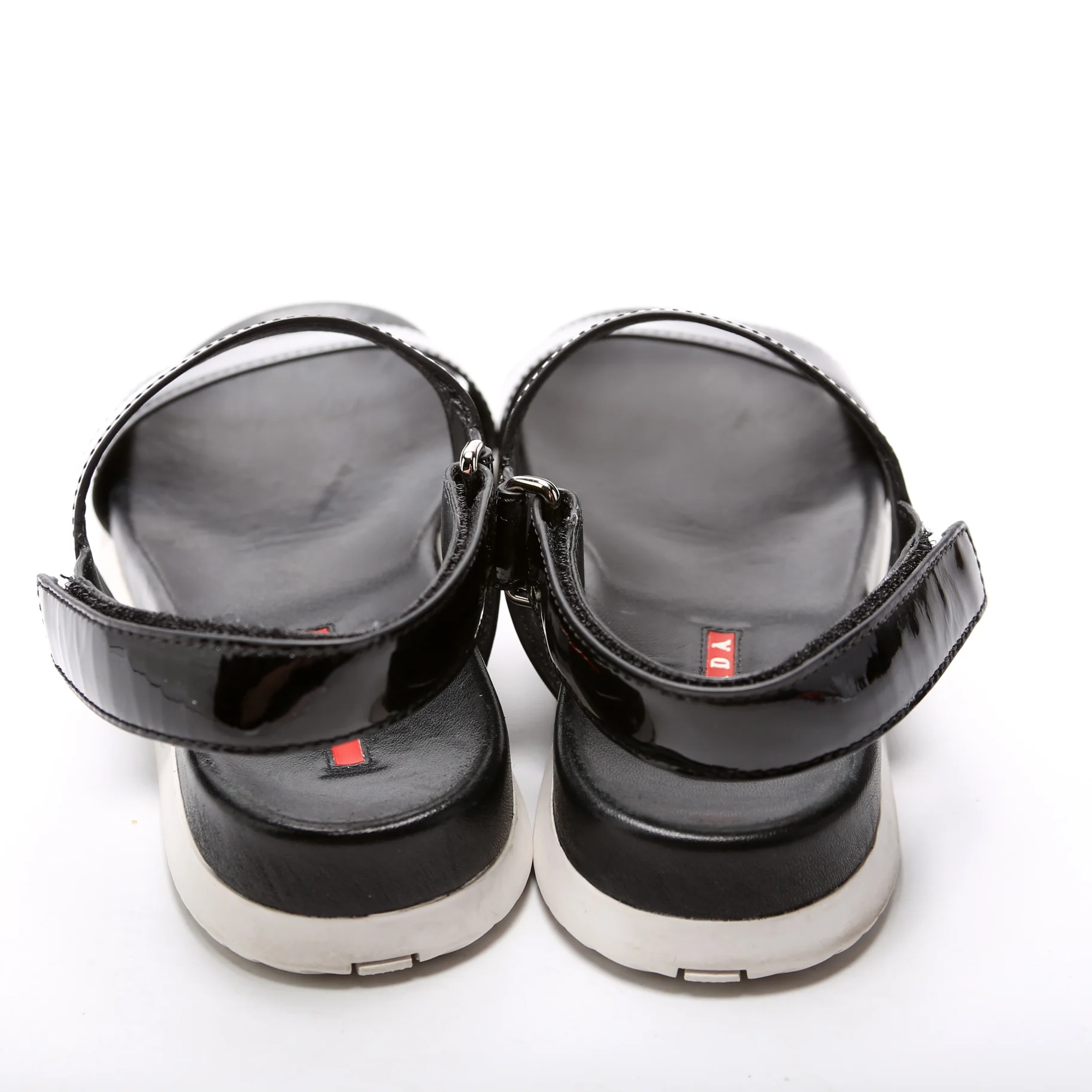 Sport Patent Slingback Sandals Size 37.5 - Image 4