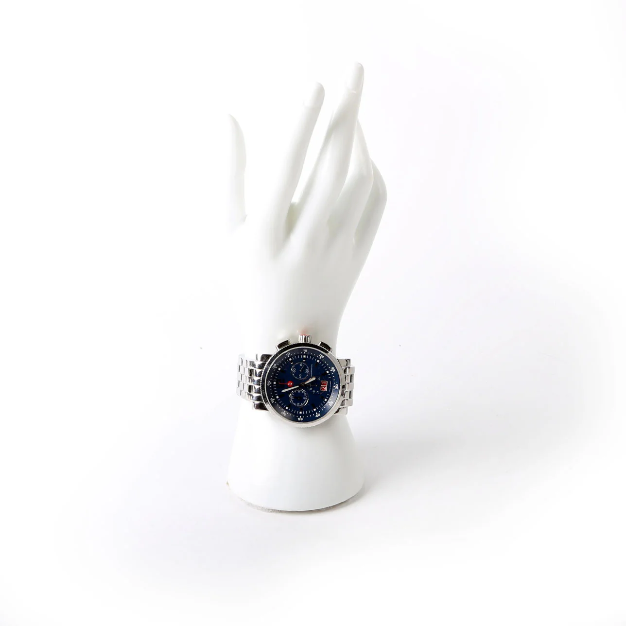 Sport Sail Stainless Steel 41MM Watch Silver/Blue - Image 6