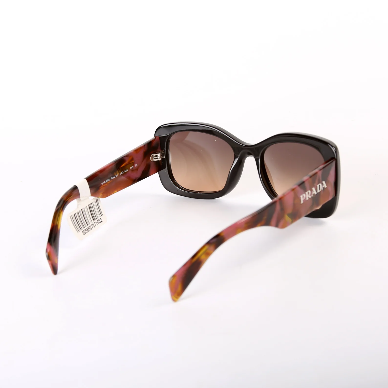 SPR A08 Square Sunglasses Black/Multicolor - Image 4