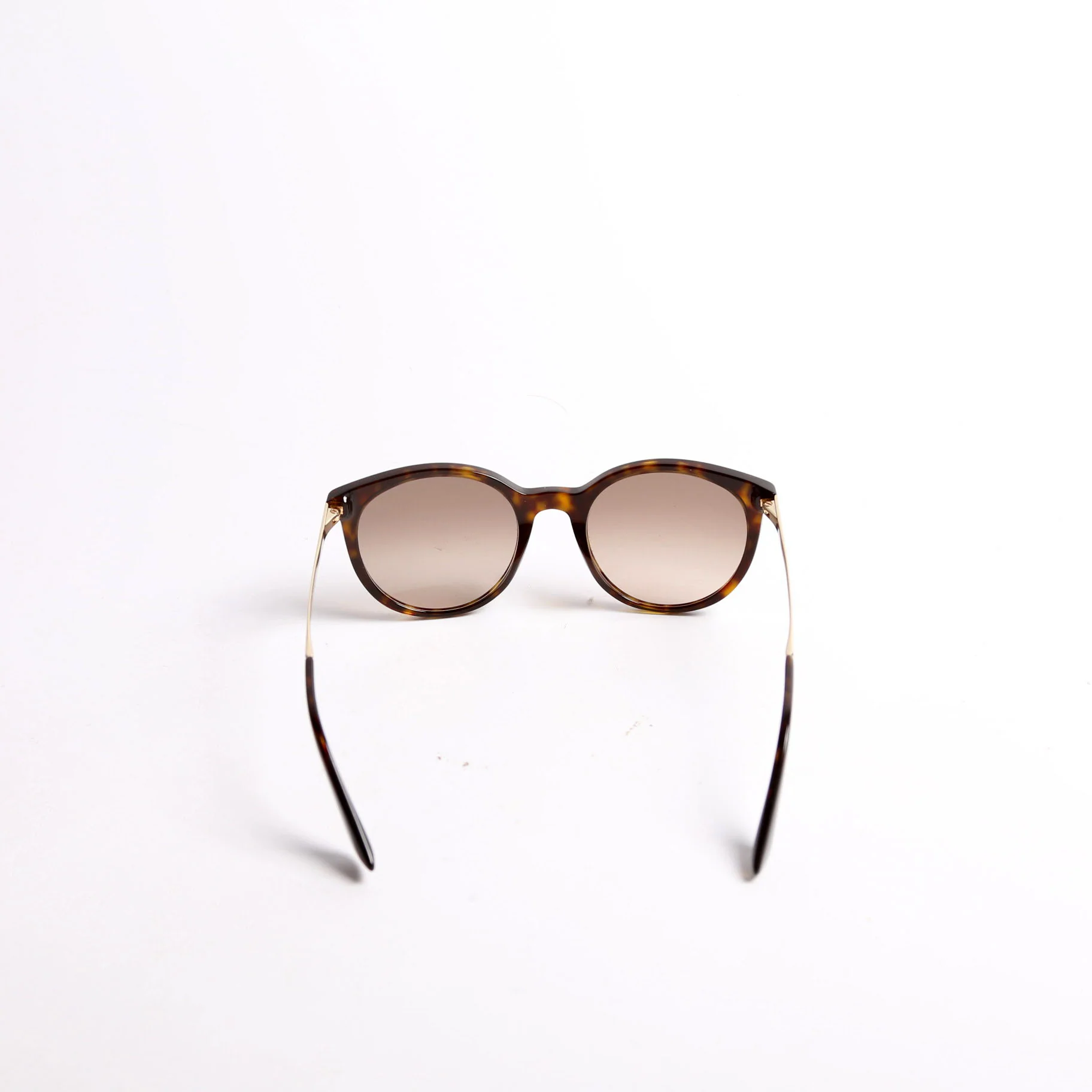 SPR11W Round Sunglasses Brown - Image 3