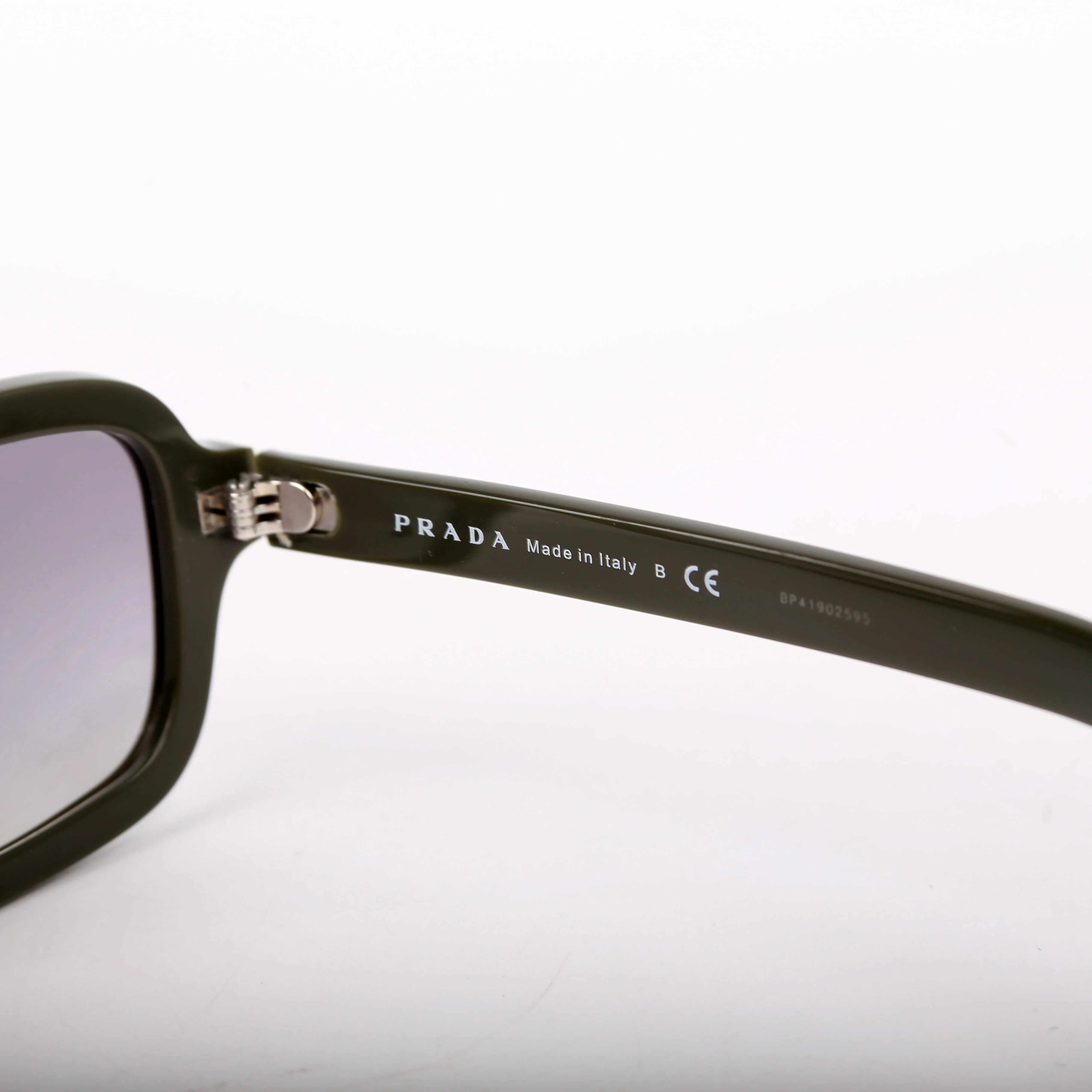 SPR11X Rectangle Sunglasses Green - Image 6