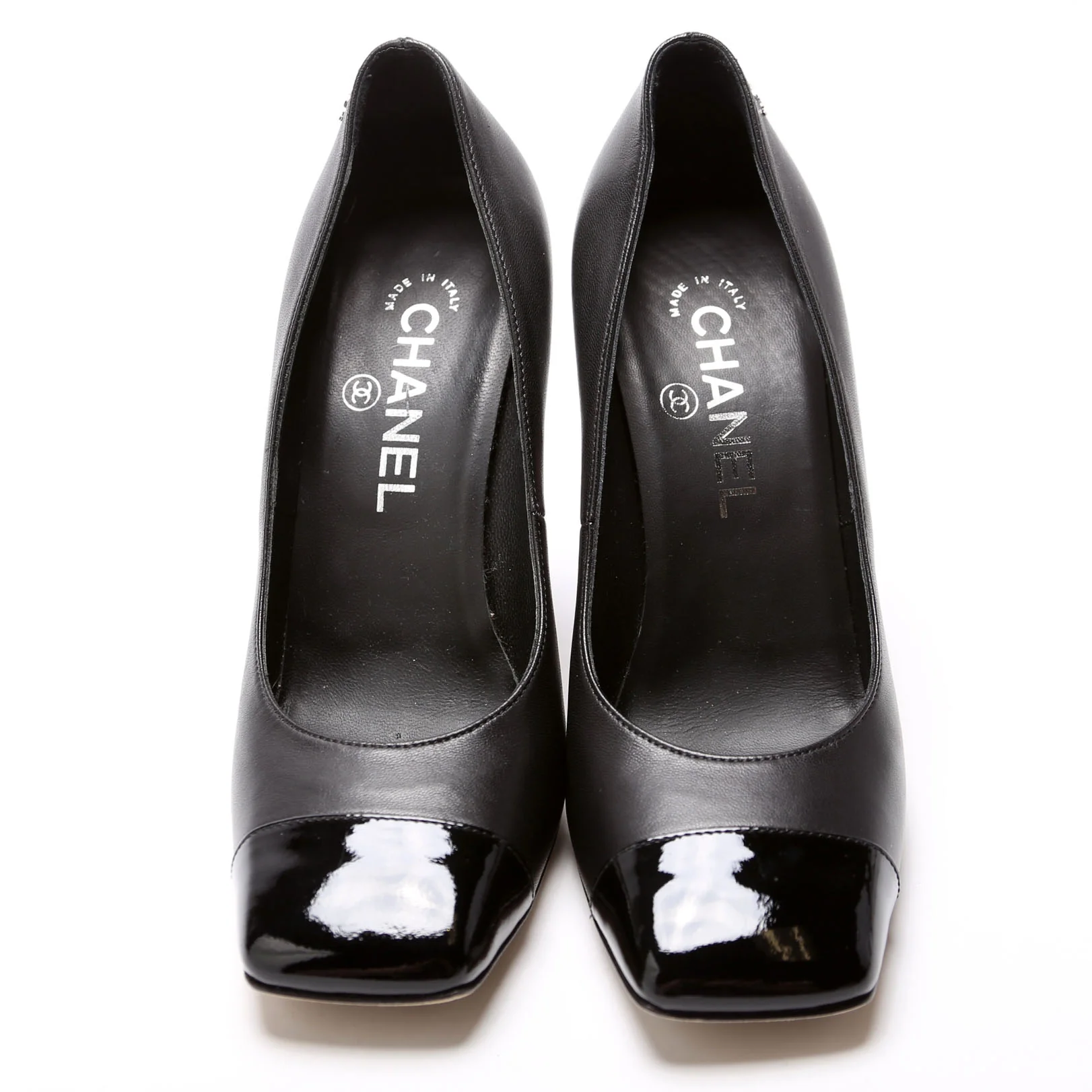 Square Cap Toe Pumps Size 37 - Image 2