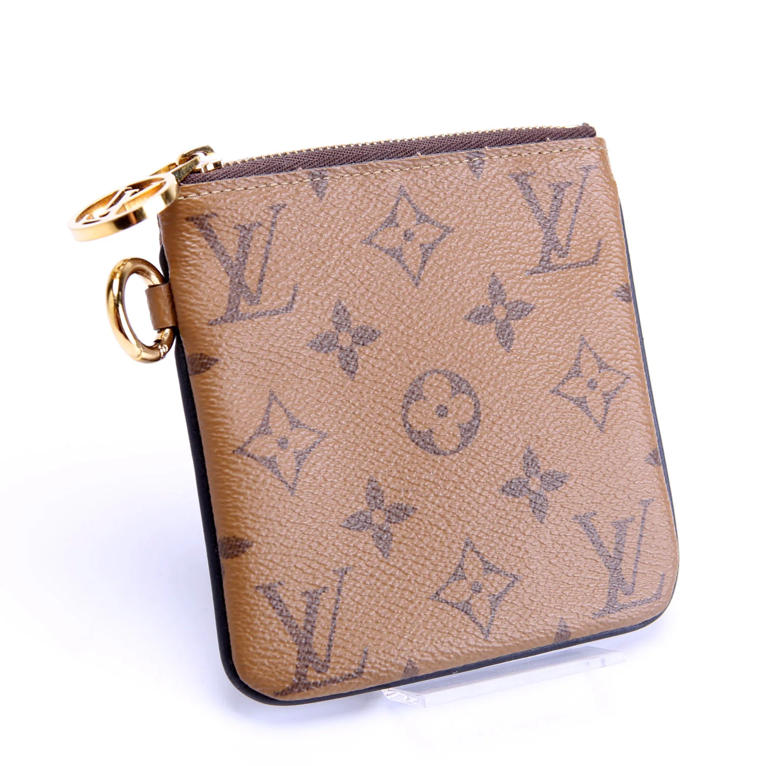 Square Pouch Only For Trio Wristlet Reverse Monogram - Image 2