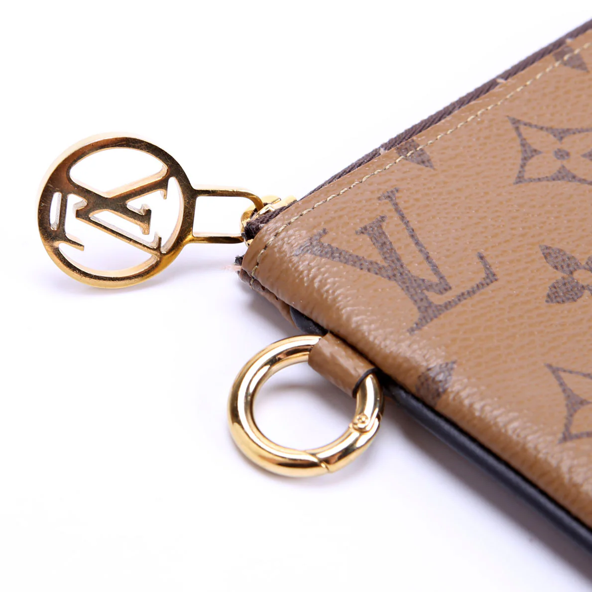 Square Pouch Only For Trio Wristlet Reverse Monogram - Image 5