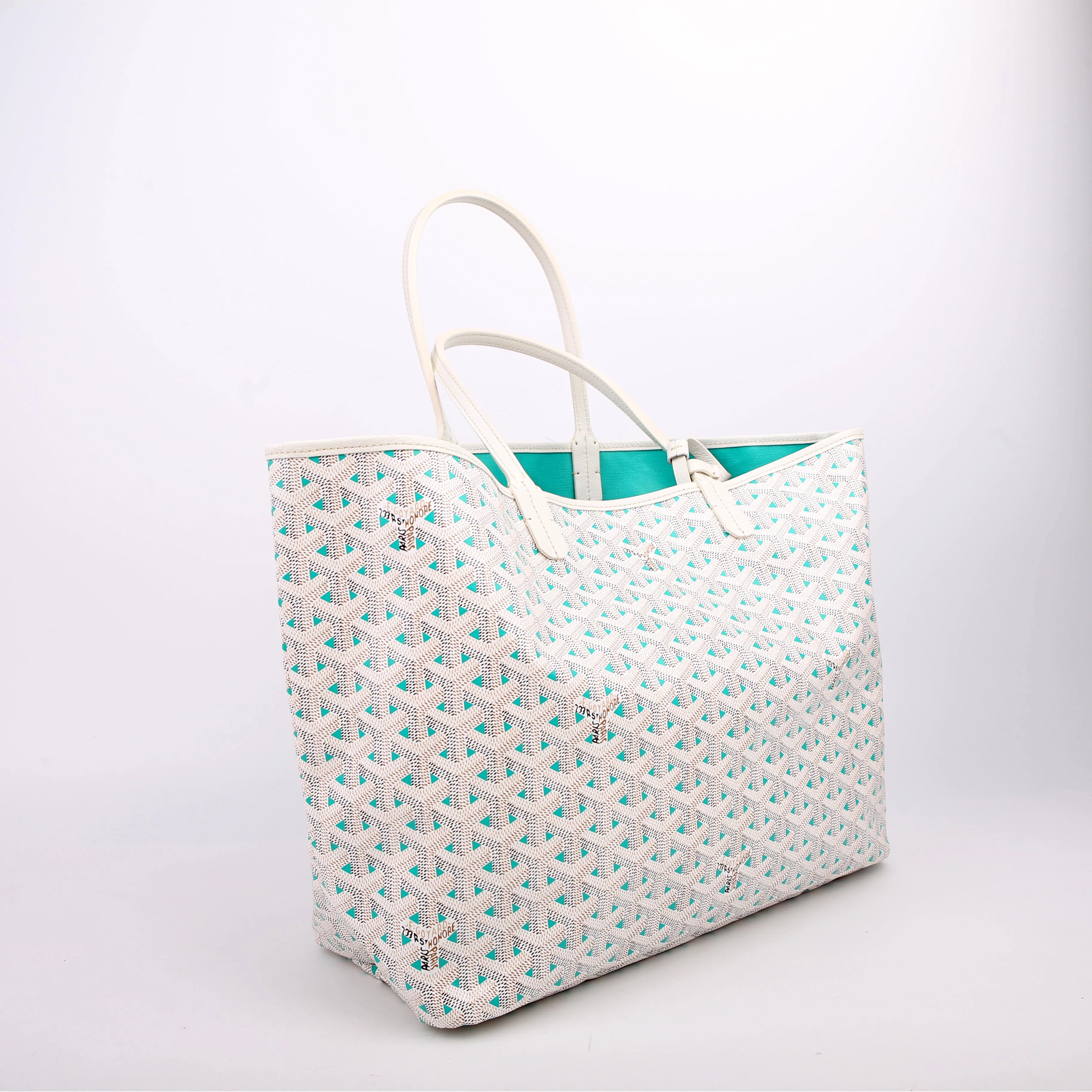 St Louis PM Claire Voie White/Teal - Image 2