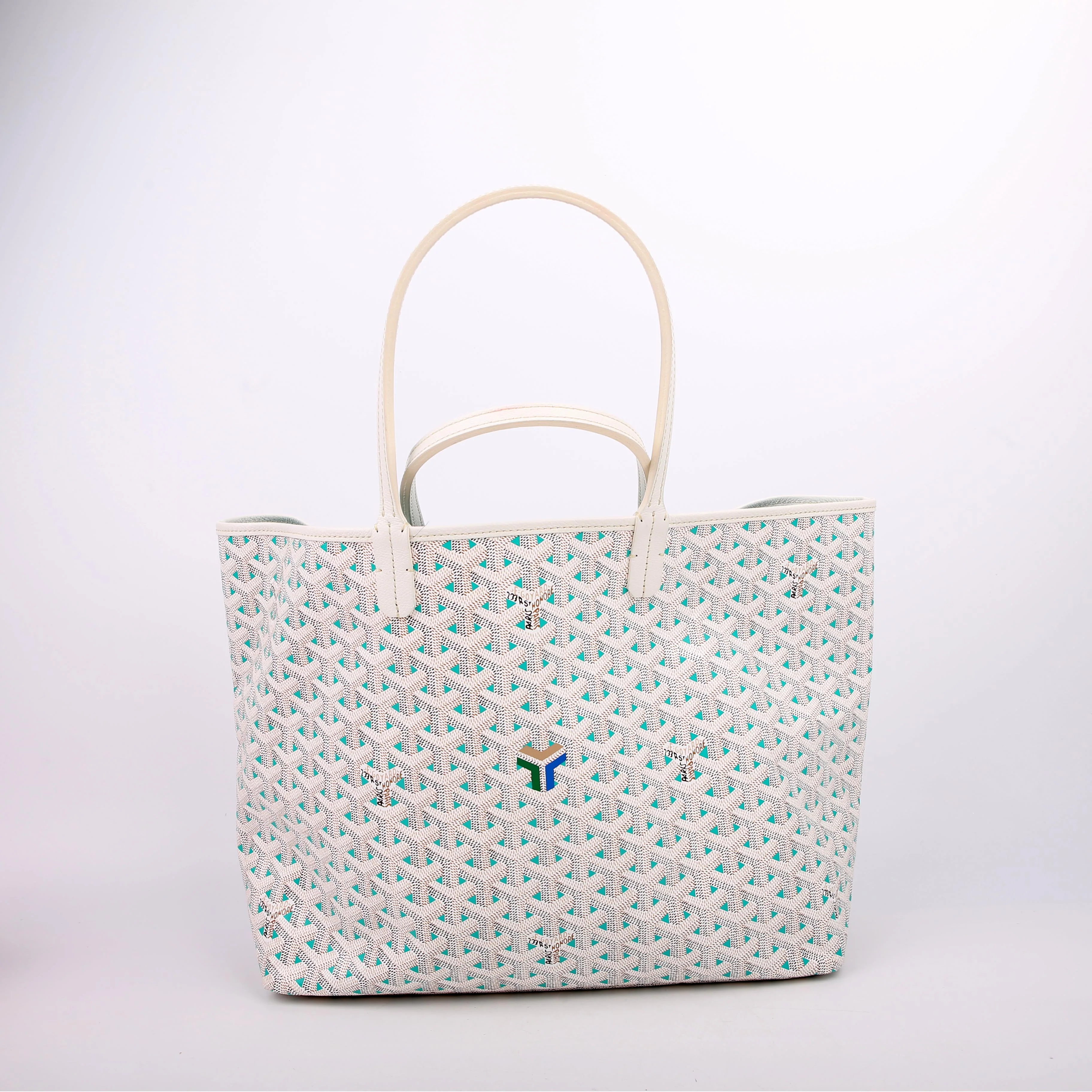 St Louis PM Claire Voie White/Teal - Image 3