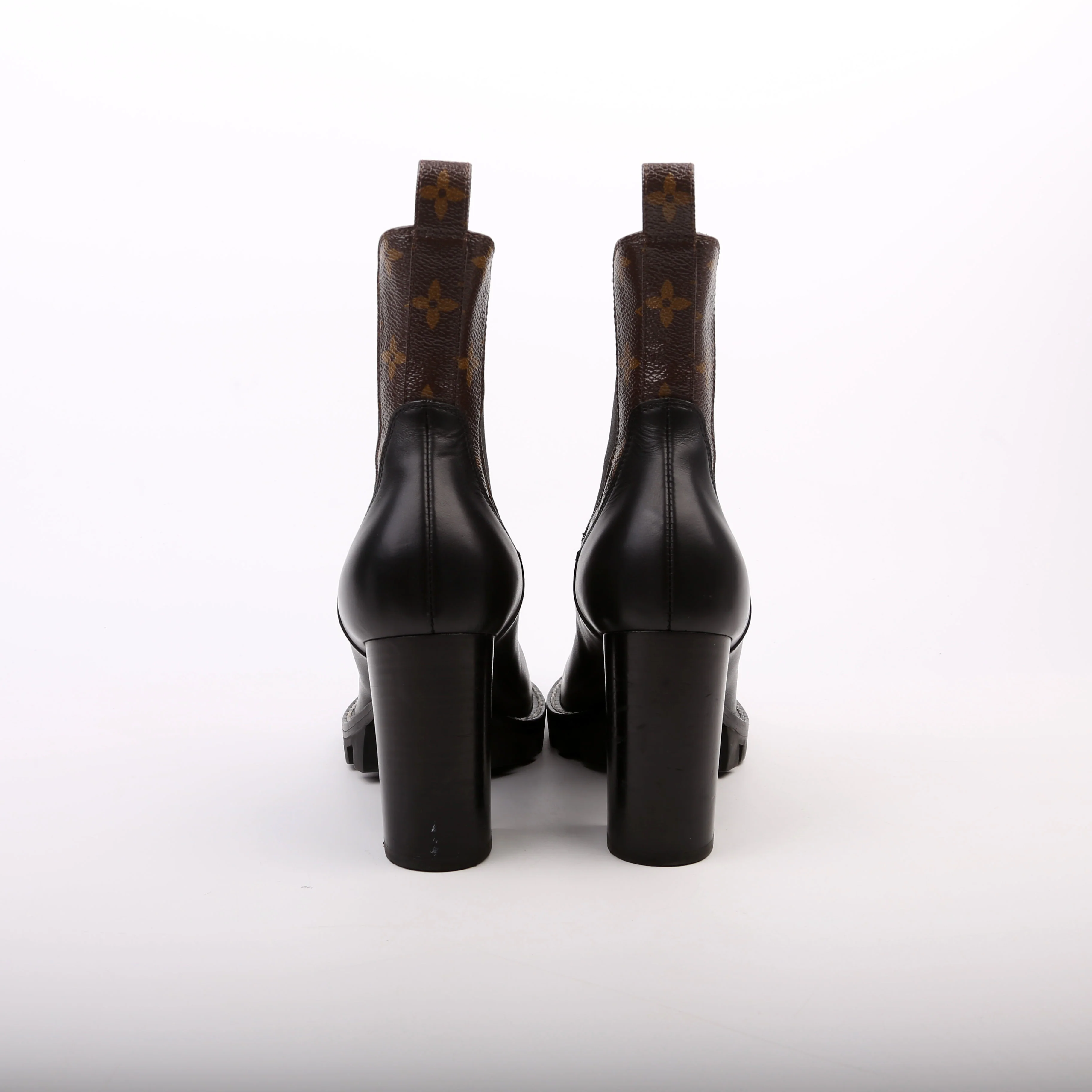 Star Trail Ankle Boots Size 39 Black/Brown - Image 4