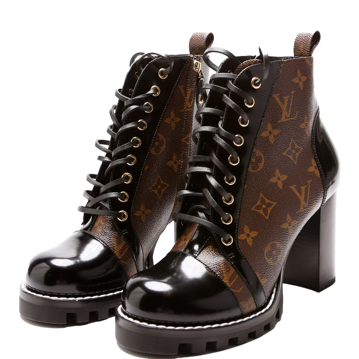 Star Trail Ankle Boots Size 40 Brown/Black