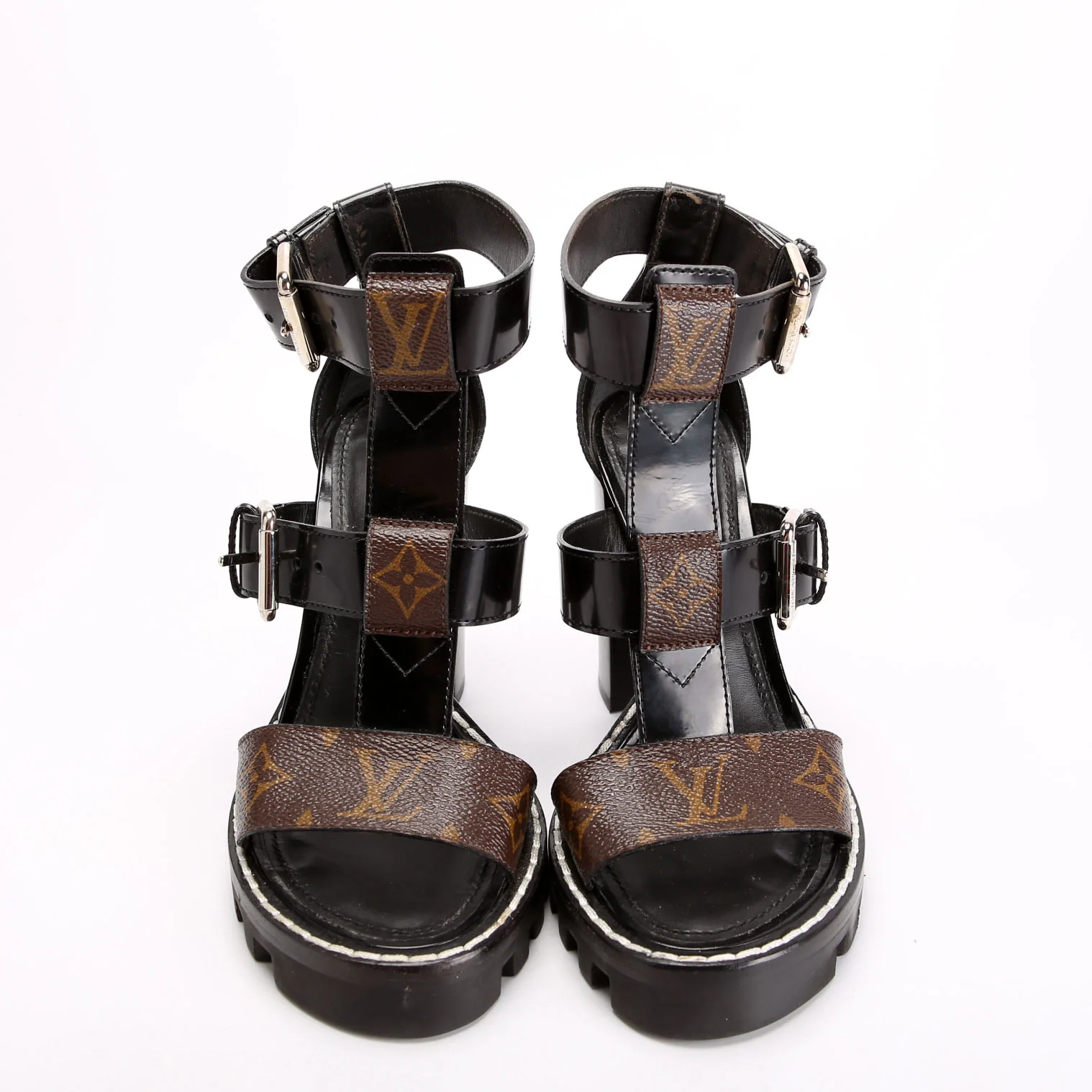 Star Trail Sandals Size 36 Black/Brown - Image 2