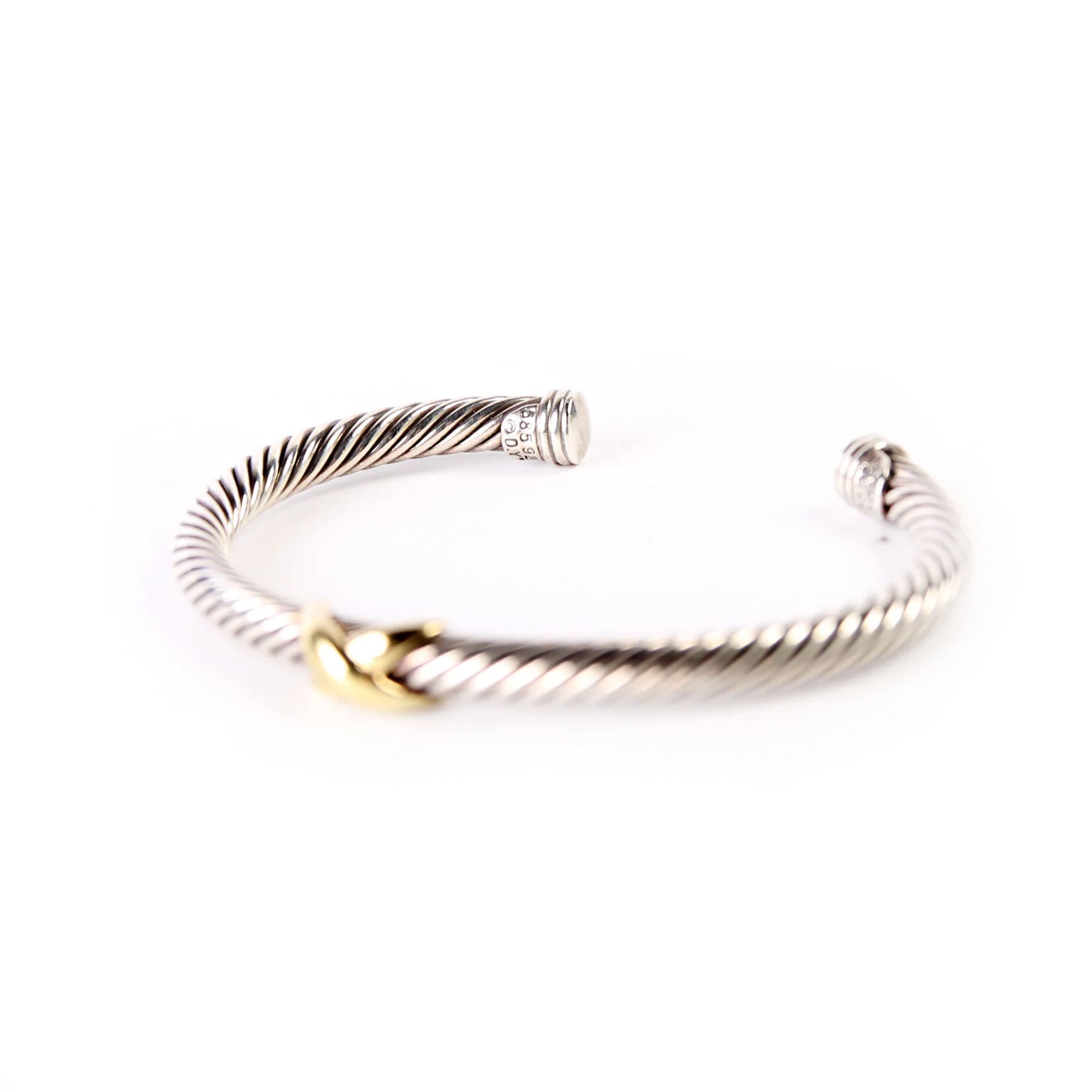 Station X Cable Cuff Bracelet 925/750 - Image 6