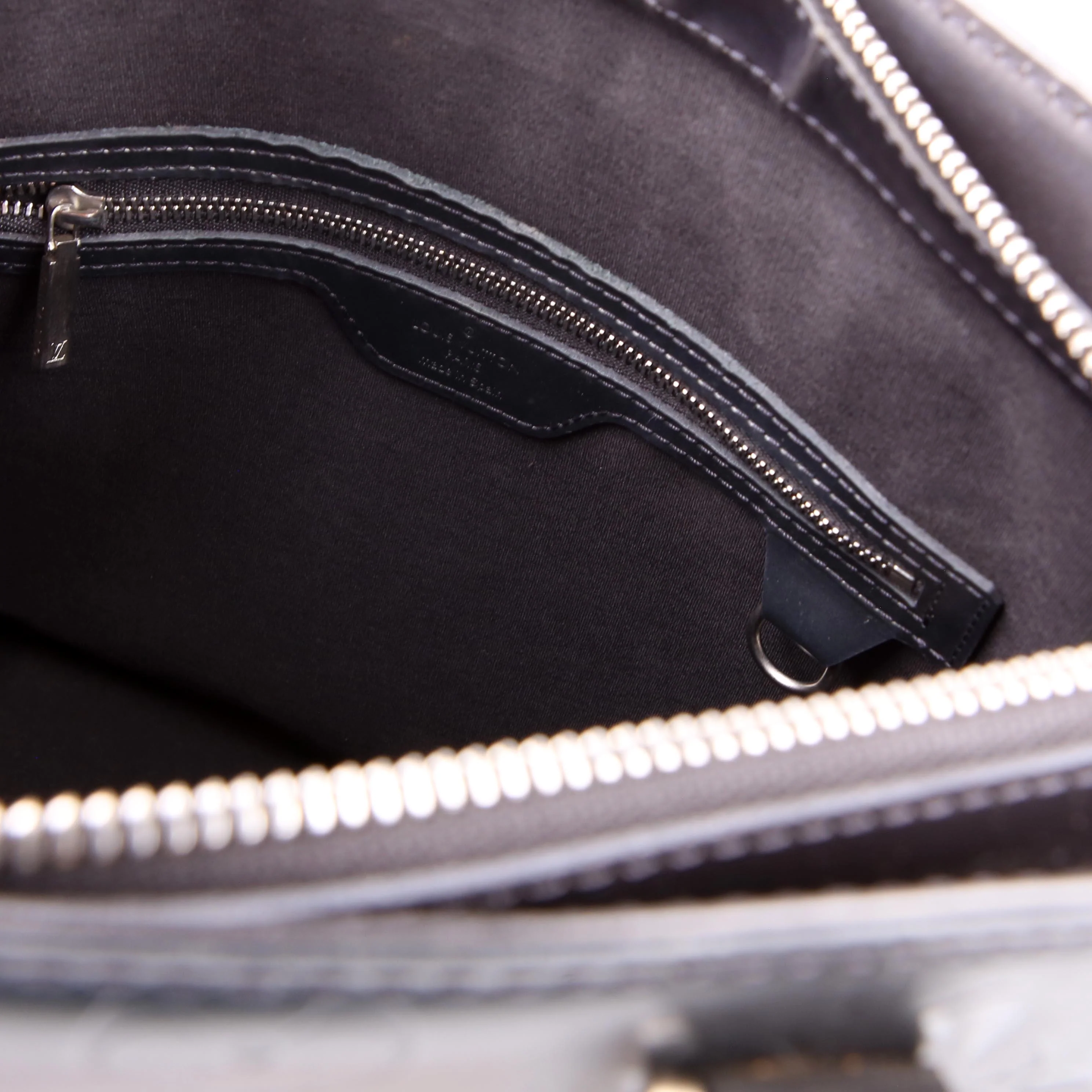 Stockton Monogram Matte Leather Grey - Image 12