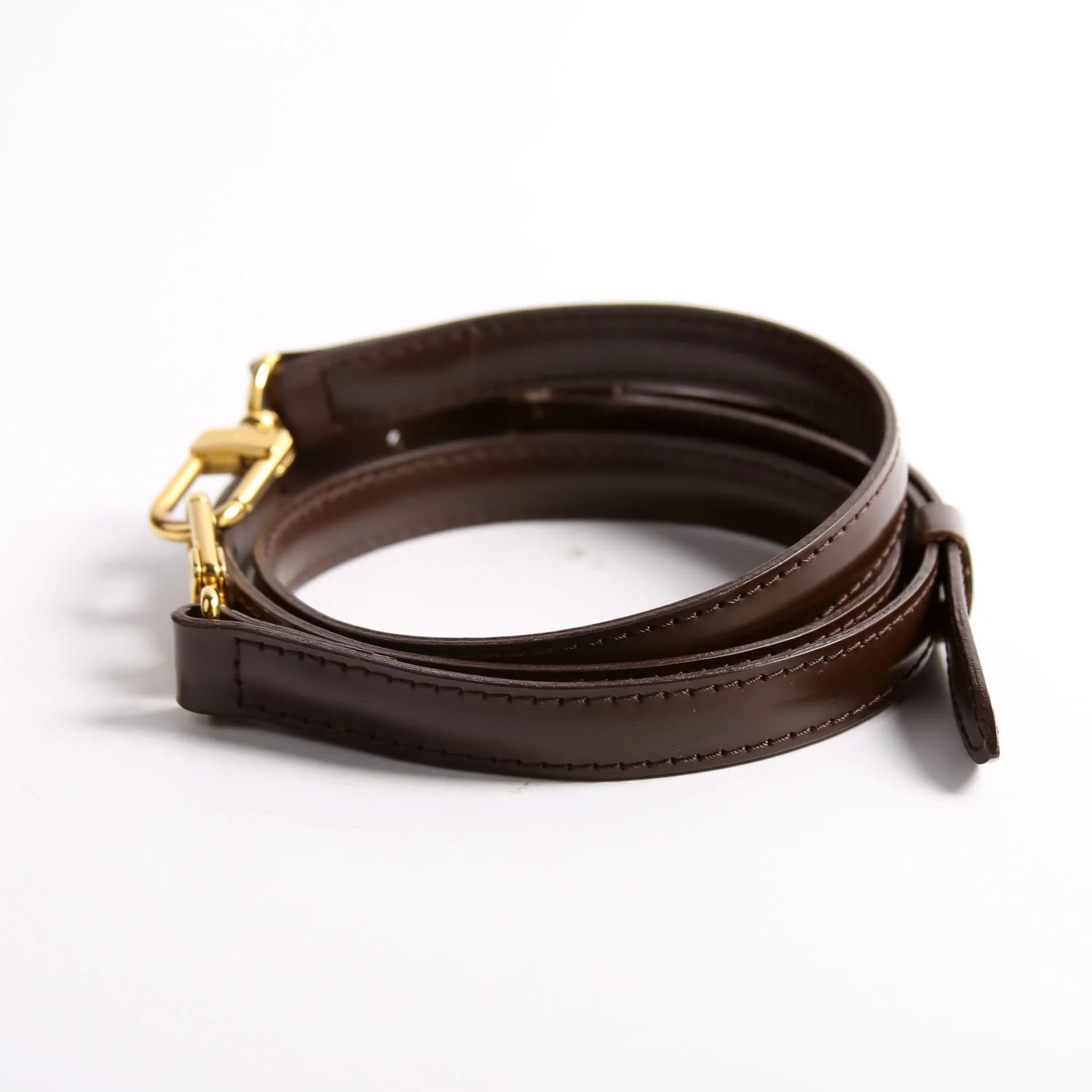 Strap: Ebene Leather Adjustable Xbod Brown/Gold - Image 2