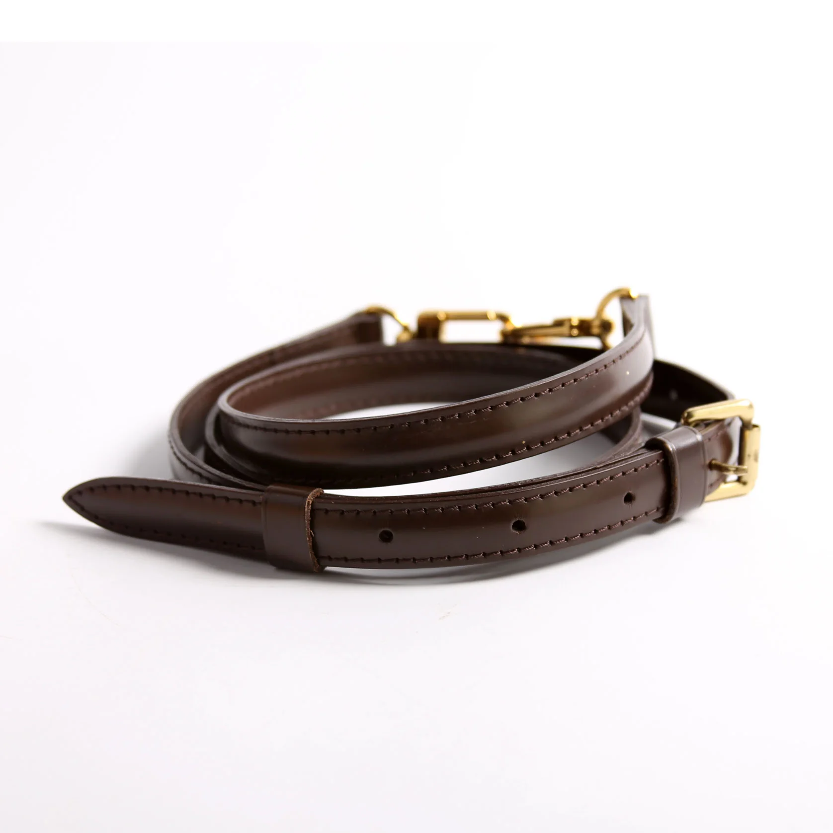 Strap: Ebene Leather Adjustable Xbod Brown/Gold - Image 3