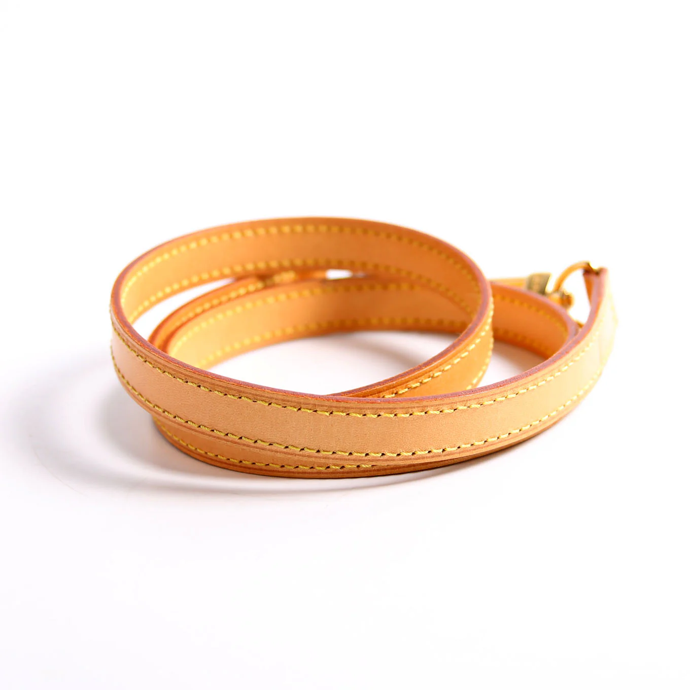 Strap: Vachette 3/4" Shoulder Tan/Gold - Image 3