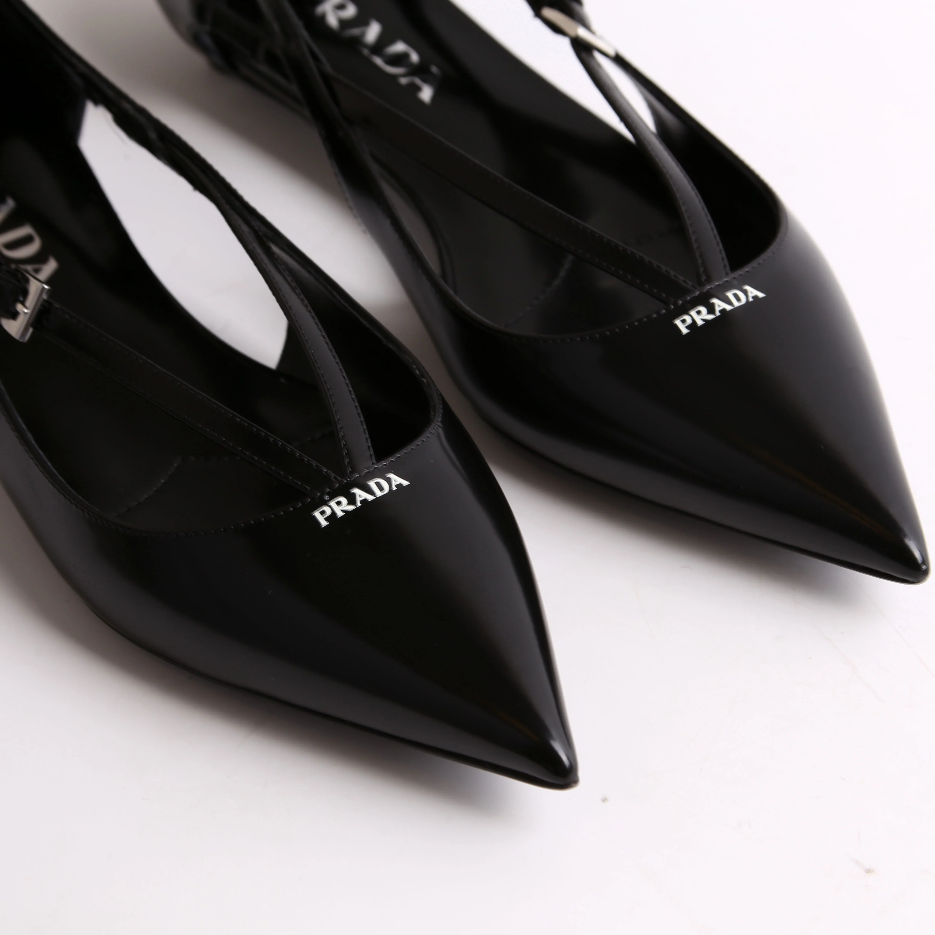 Strappy Pointed Toe Ballet Flats Size 36.5 - Image 6