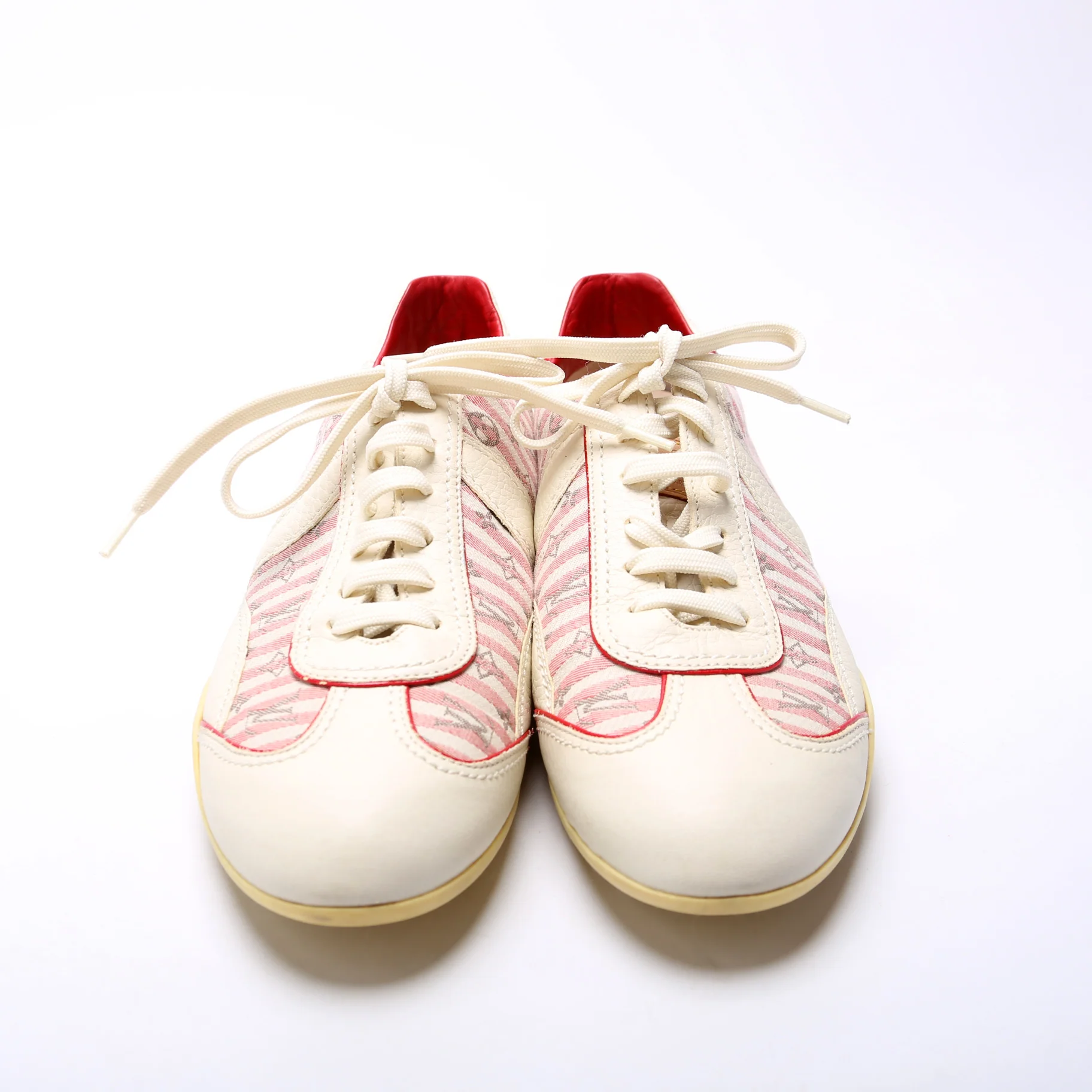 Striped Mini Lin Monogram Sneakers Size 38.5 - Image 2