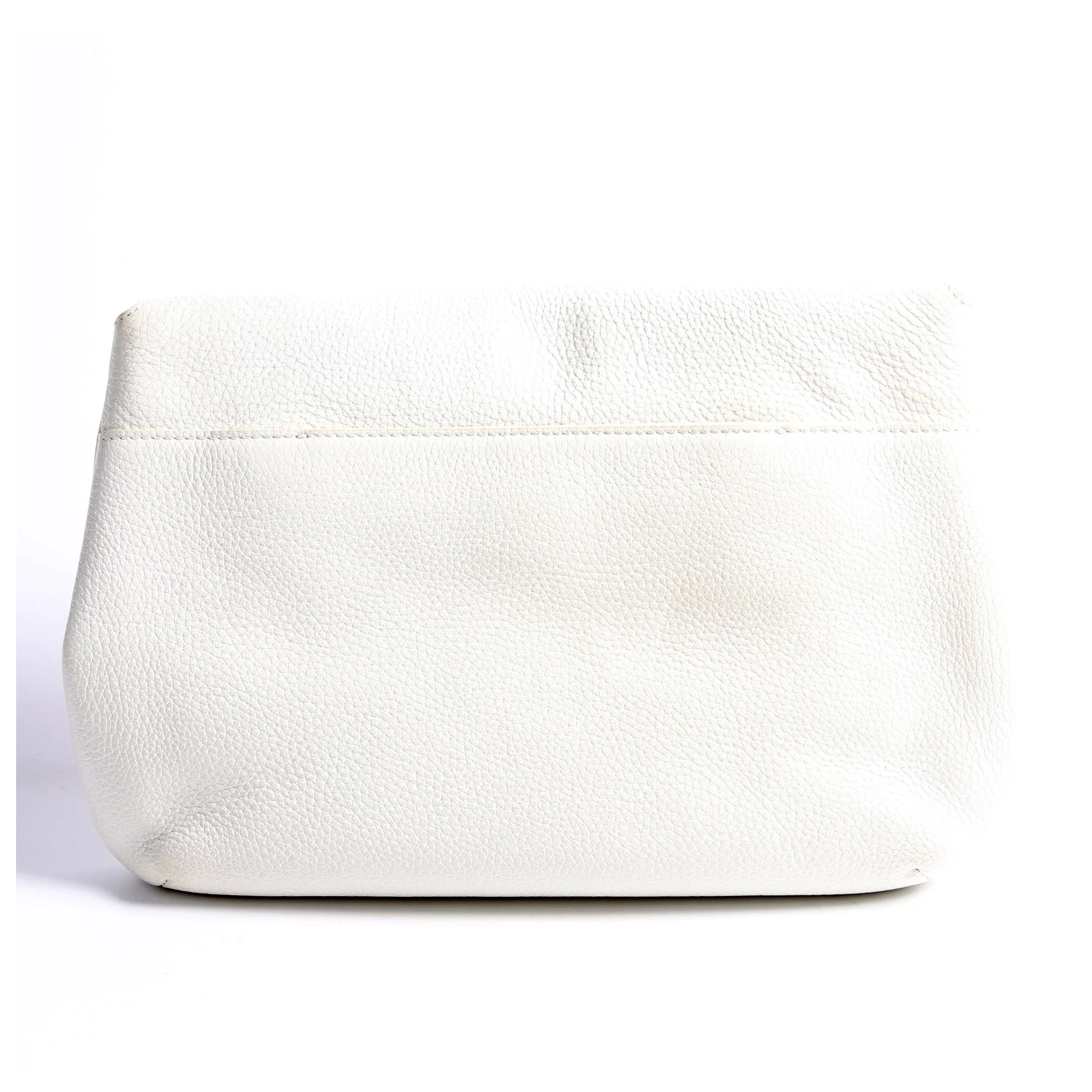 Studded Chain Shoulder Bag White - Image 2