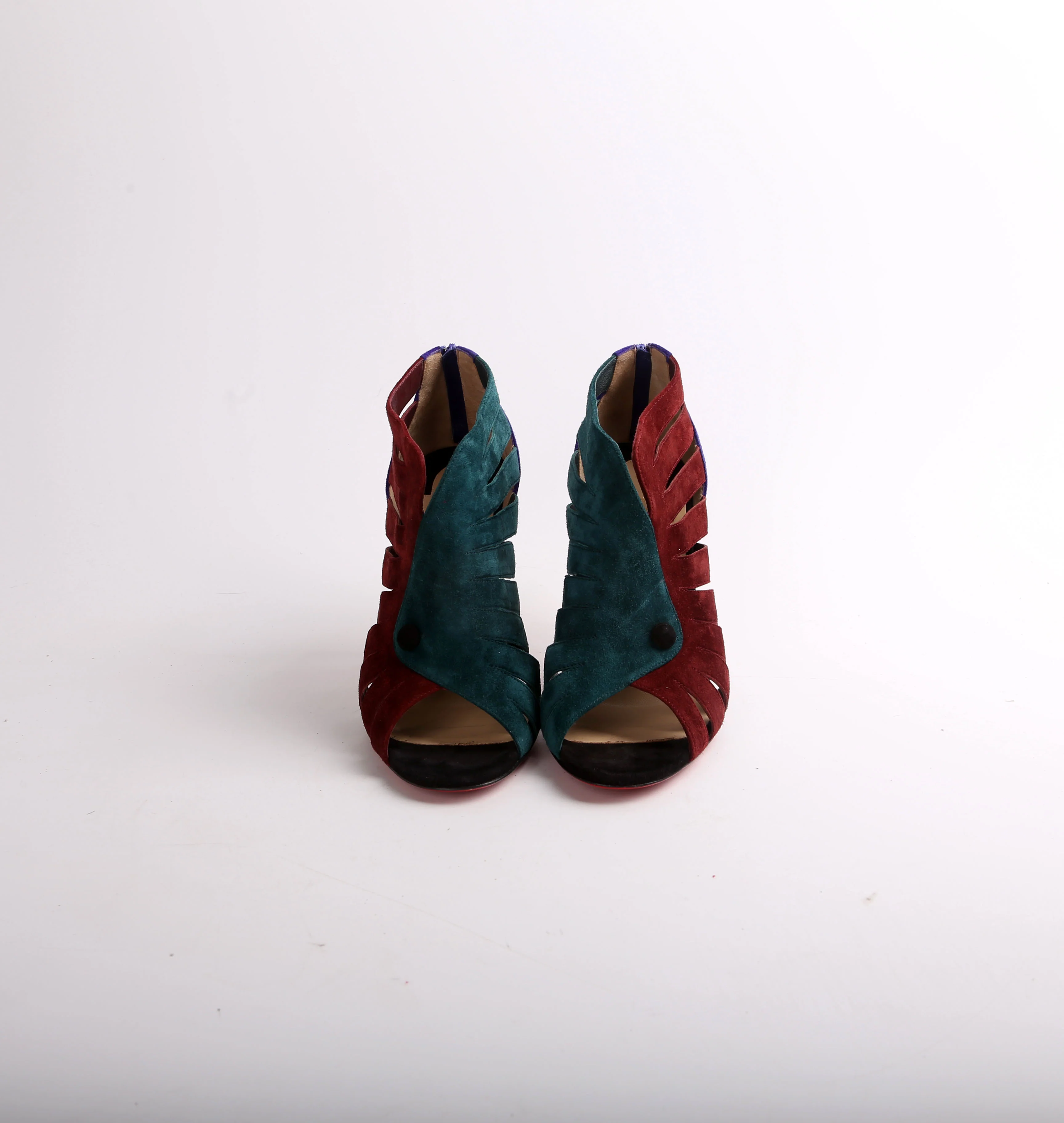 Suede Colorblock Toot Mignonne 100 Size 37.5 - Image 2