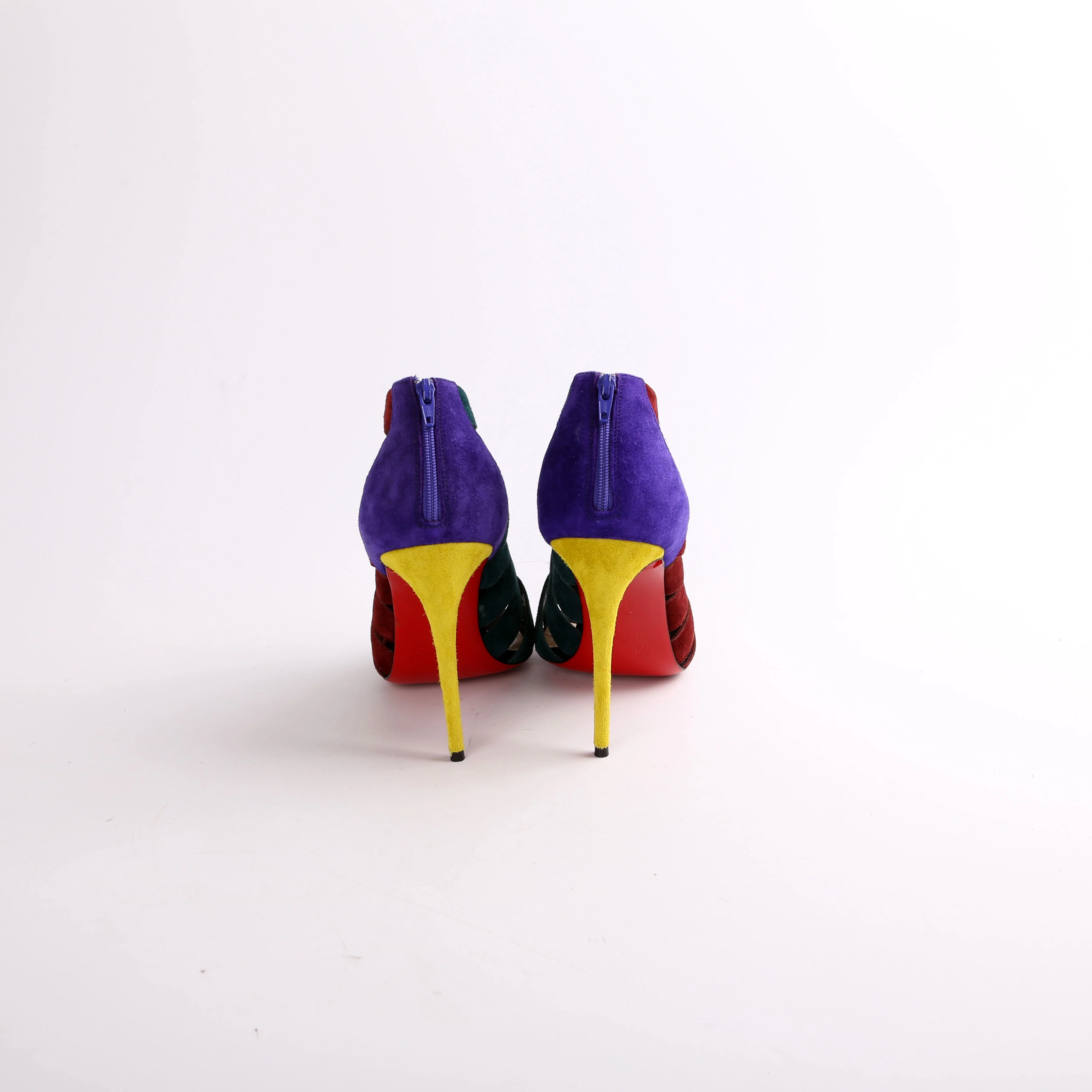 Suede Colorblock Toot Mignonne 100 Size 37.5 - Image 4