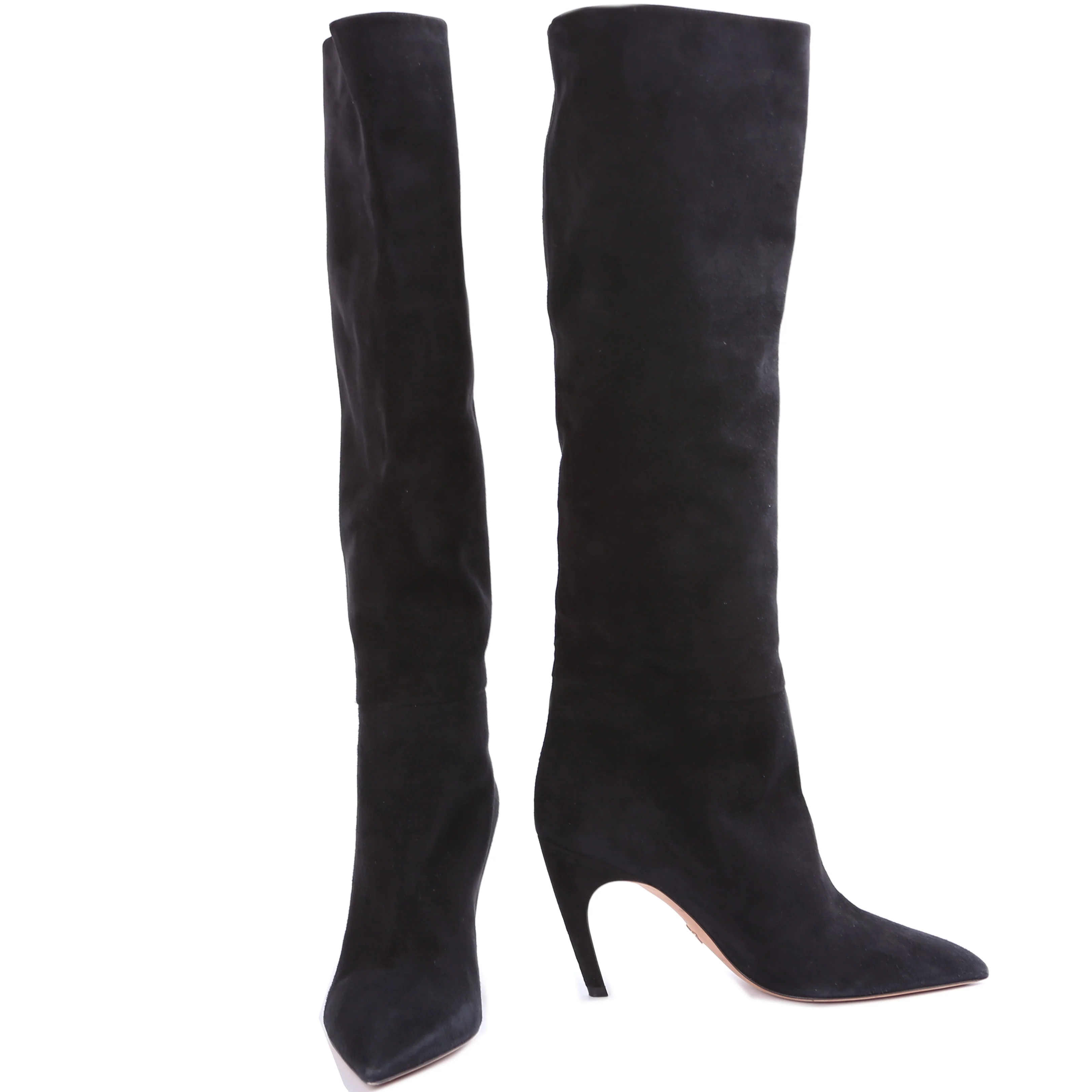 Suede Knee High Boots Size 38