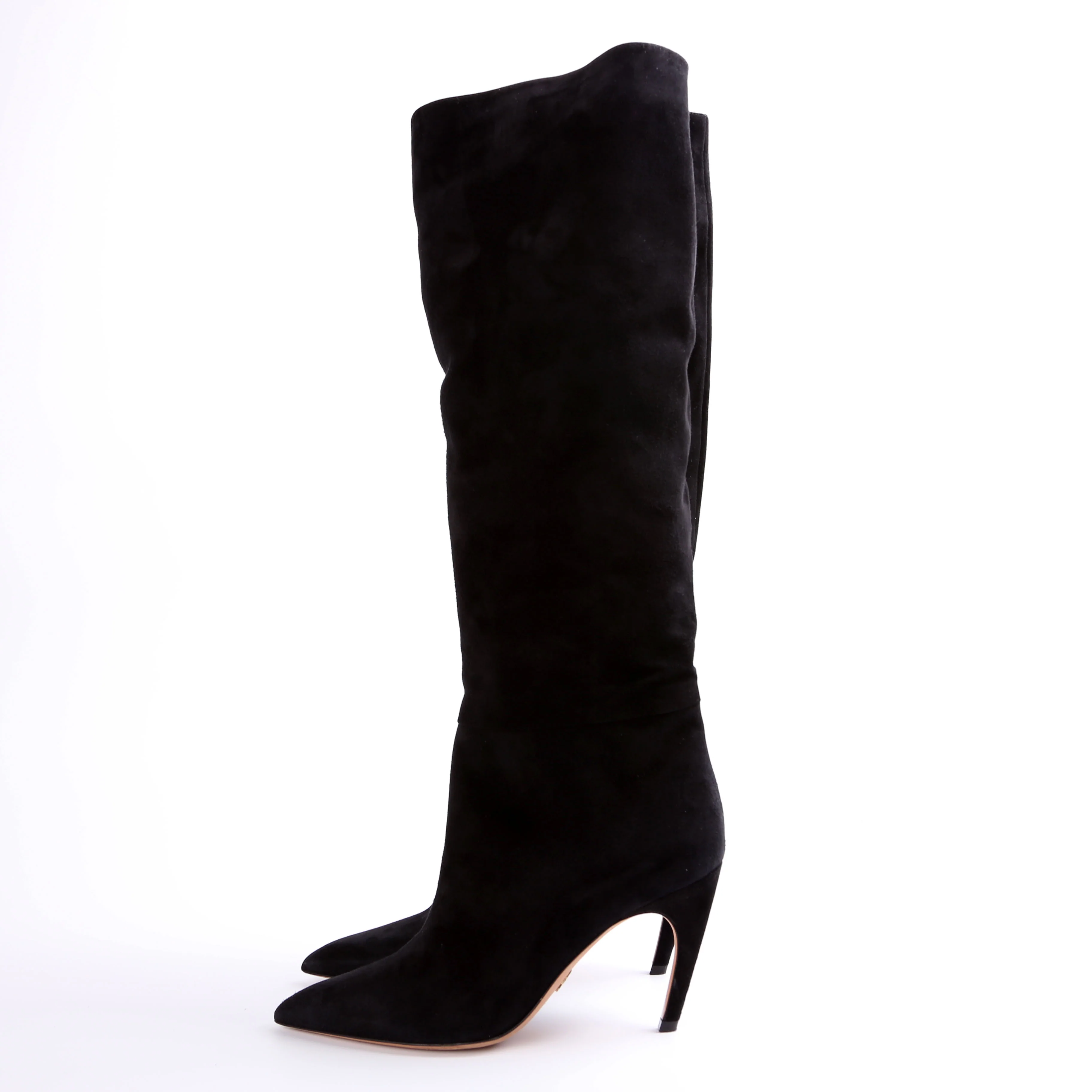 Suede Knee High Boots Size 38 - Image 4