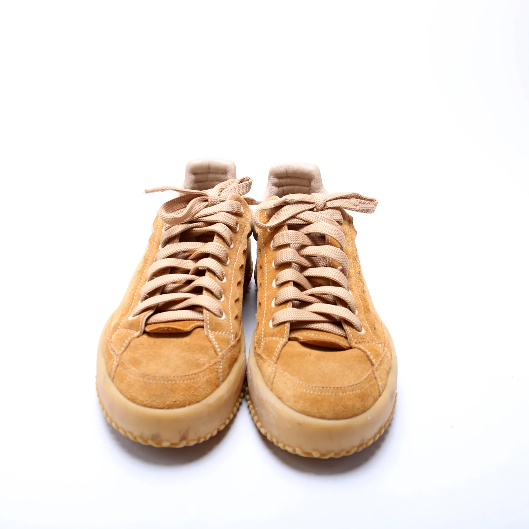 Suede Low Top Sneakers Size 39 - Image 2
