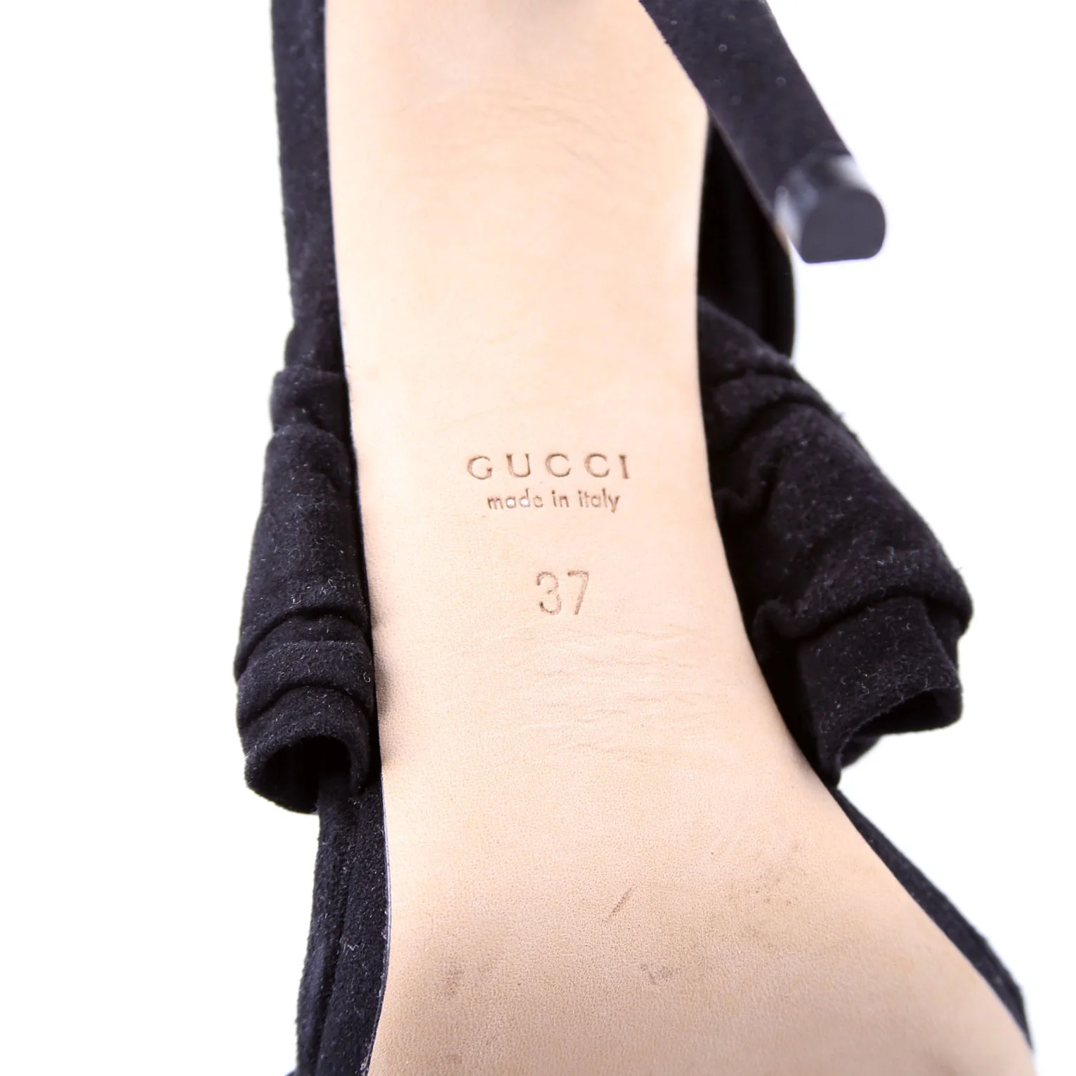 Suede Open Toe Sandals Size 37 - Image 8