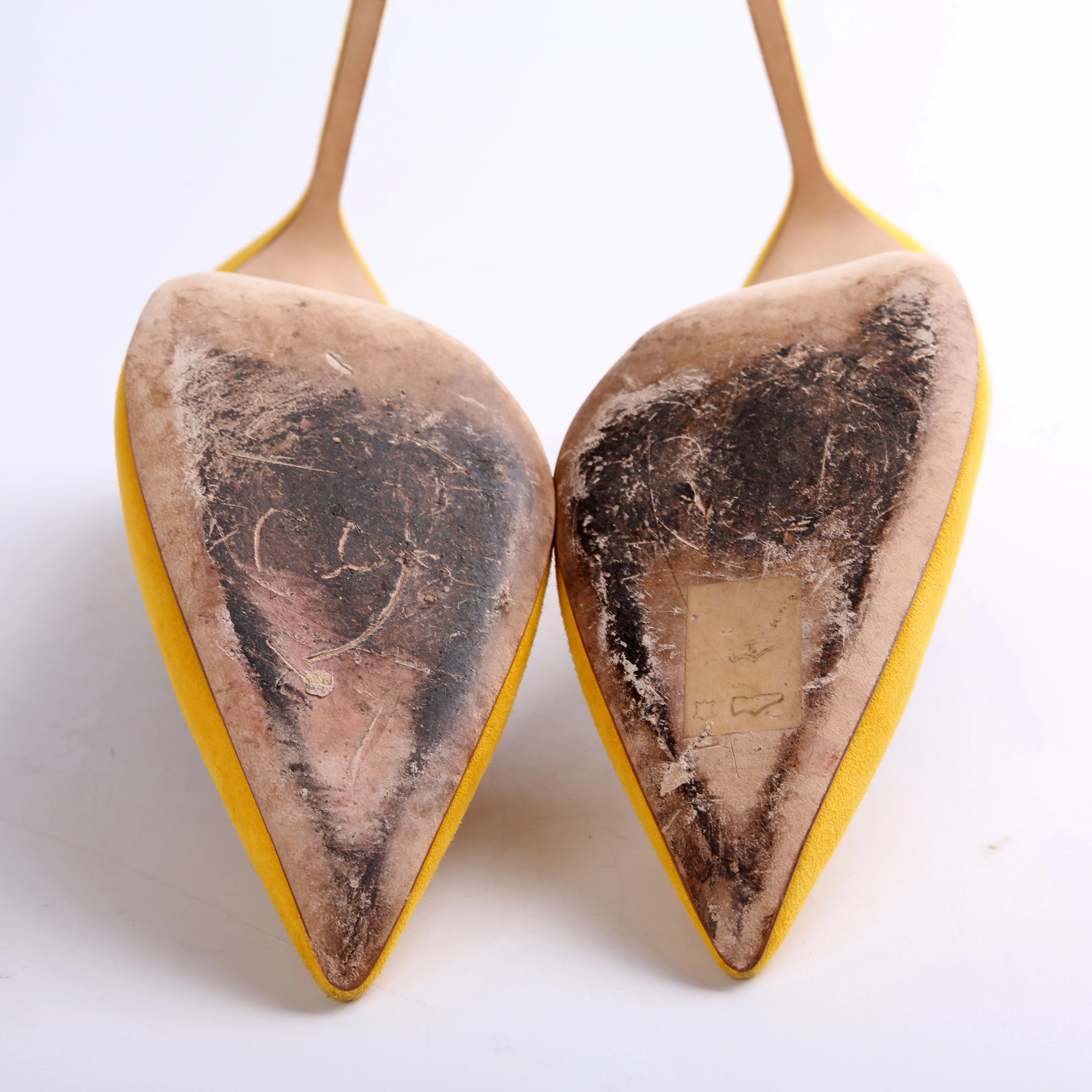 Suede Pointed Toe Pumps Size 40 - Image 8