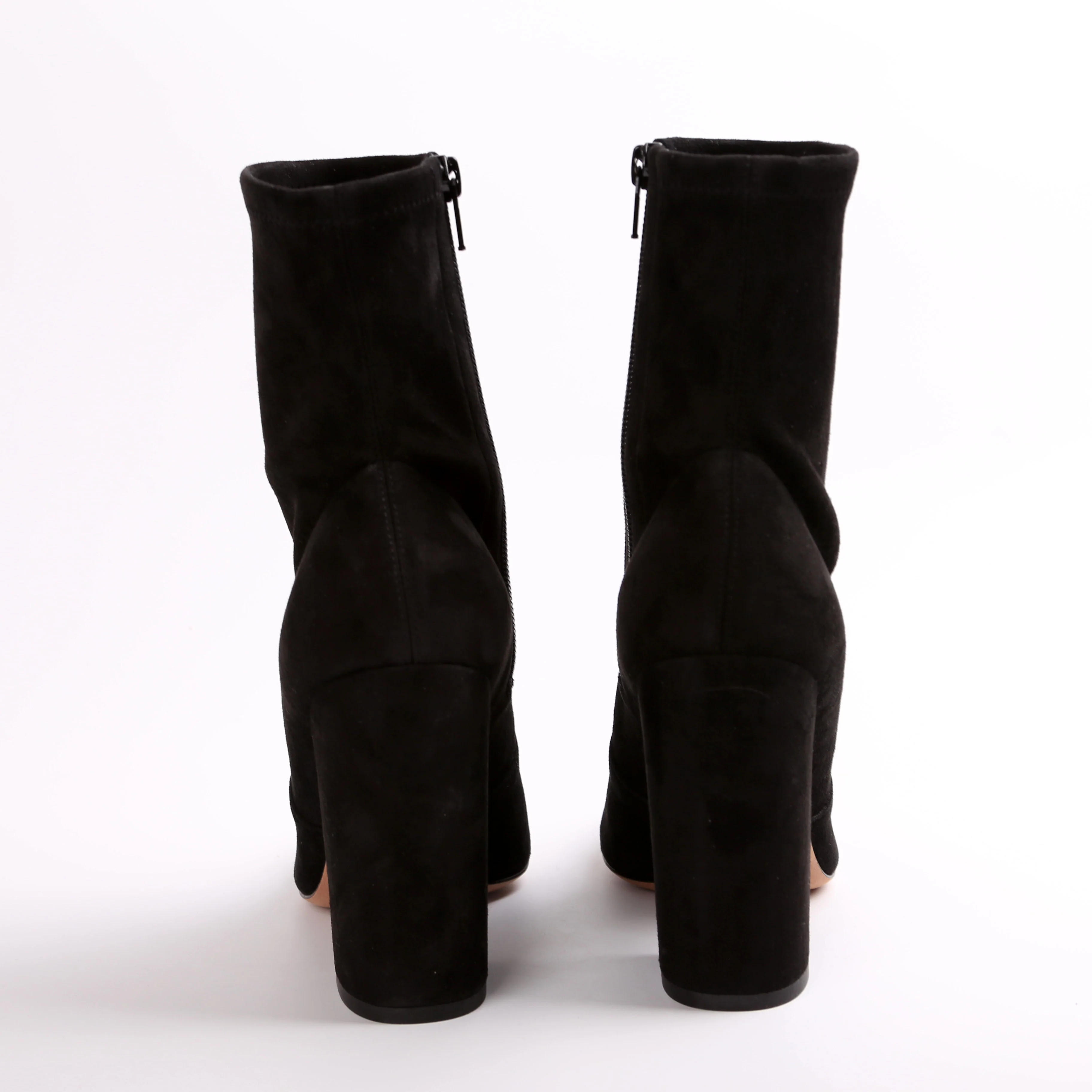 Suede Stretch Ankle Boots Size 39 - Image 4