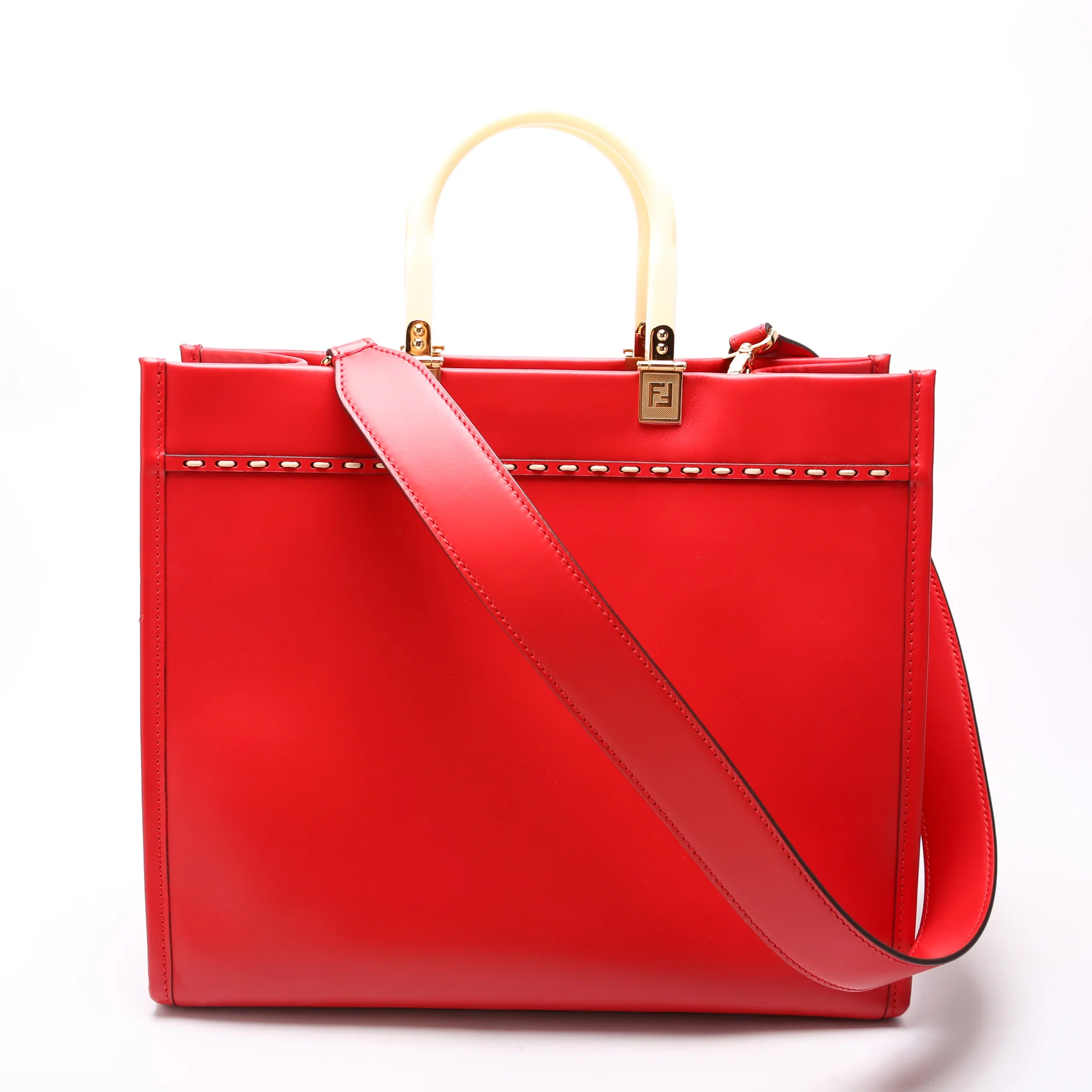 Sunshine Shopper Medium Leather 8BH386 - Image 3