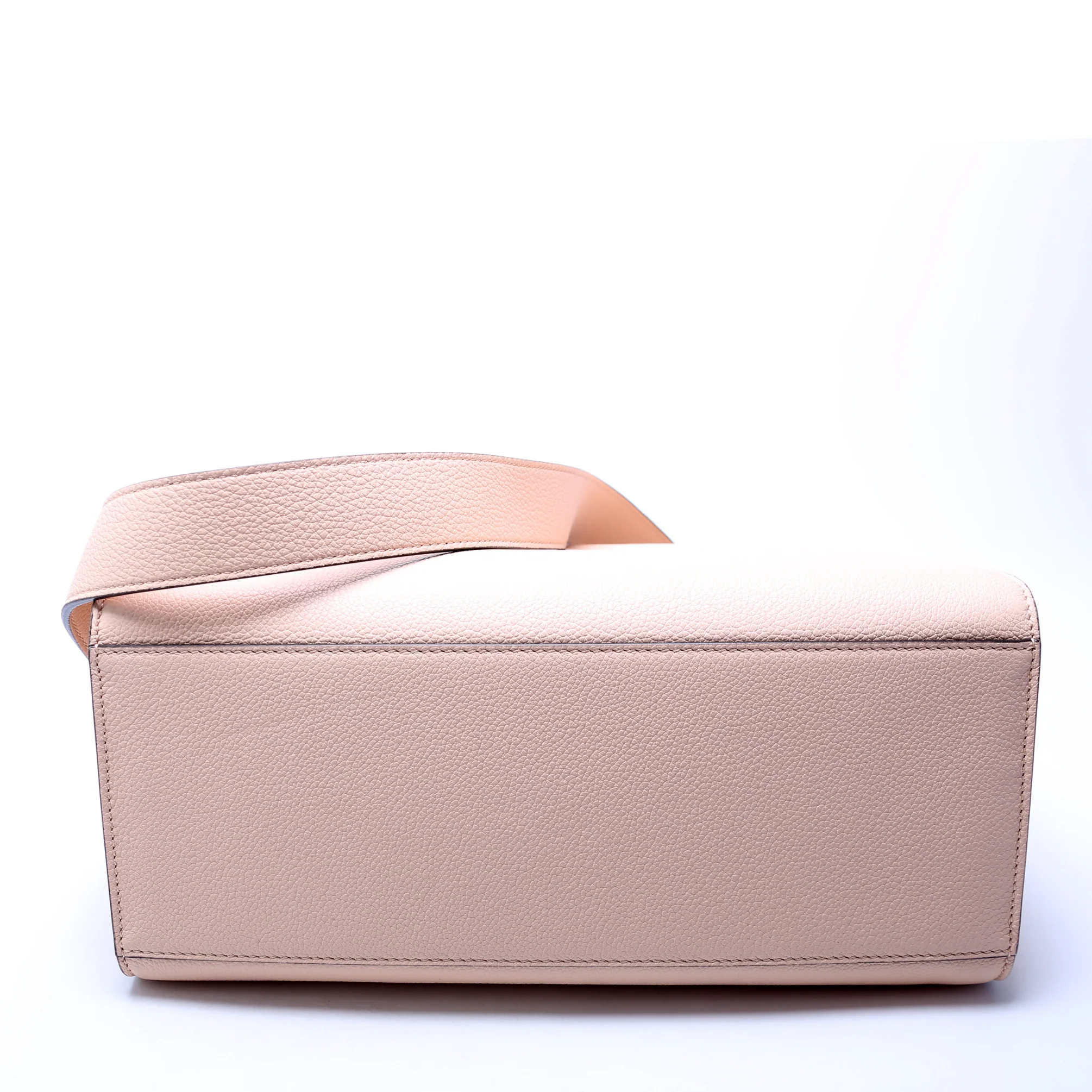 Sunshine Shopper Medium Vitello Chevron Leather Nude - Image 4