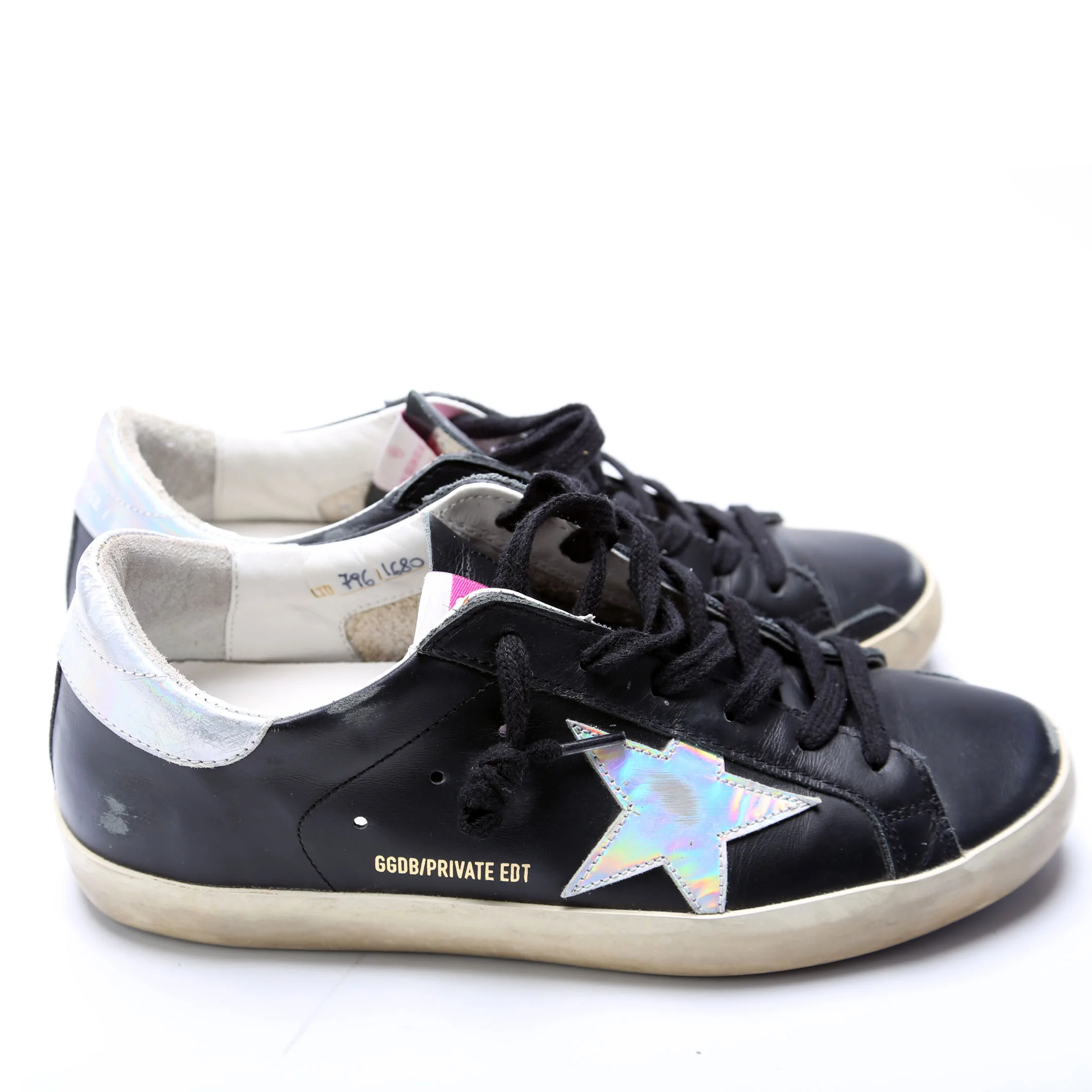 Superstar Classic Sneakers Size 38 Black - Image 3