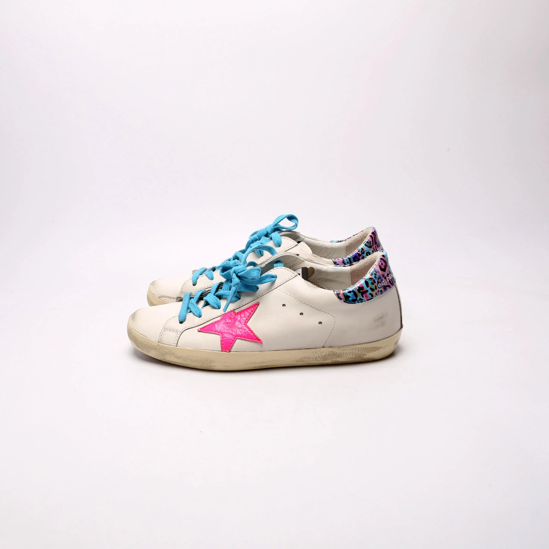 Superstar Classic Sneakers Size 38 White/Multicolor - Image 3