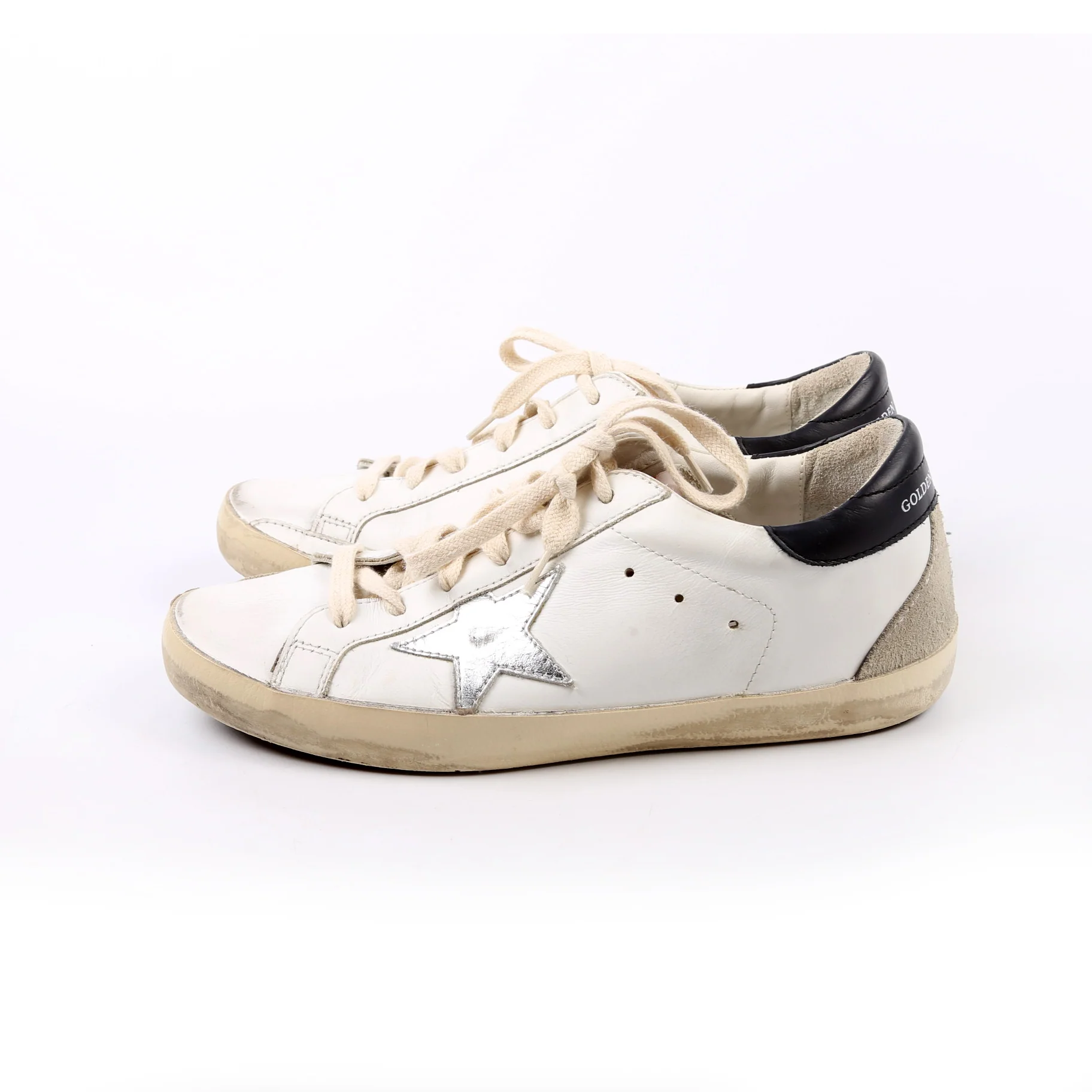 Superstar Classic Sneakers Size 39 White/Silver - Image 3