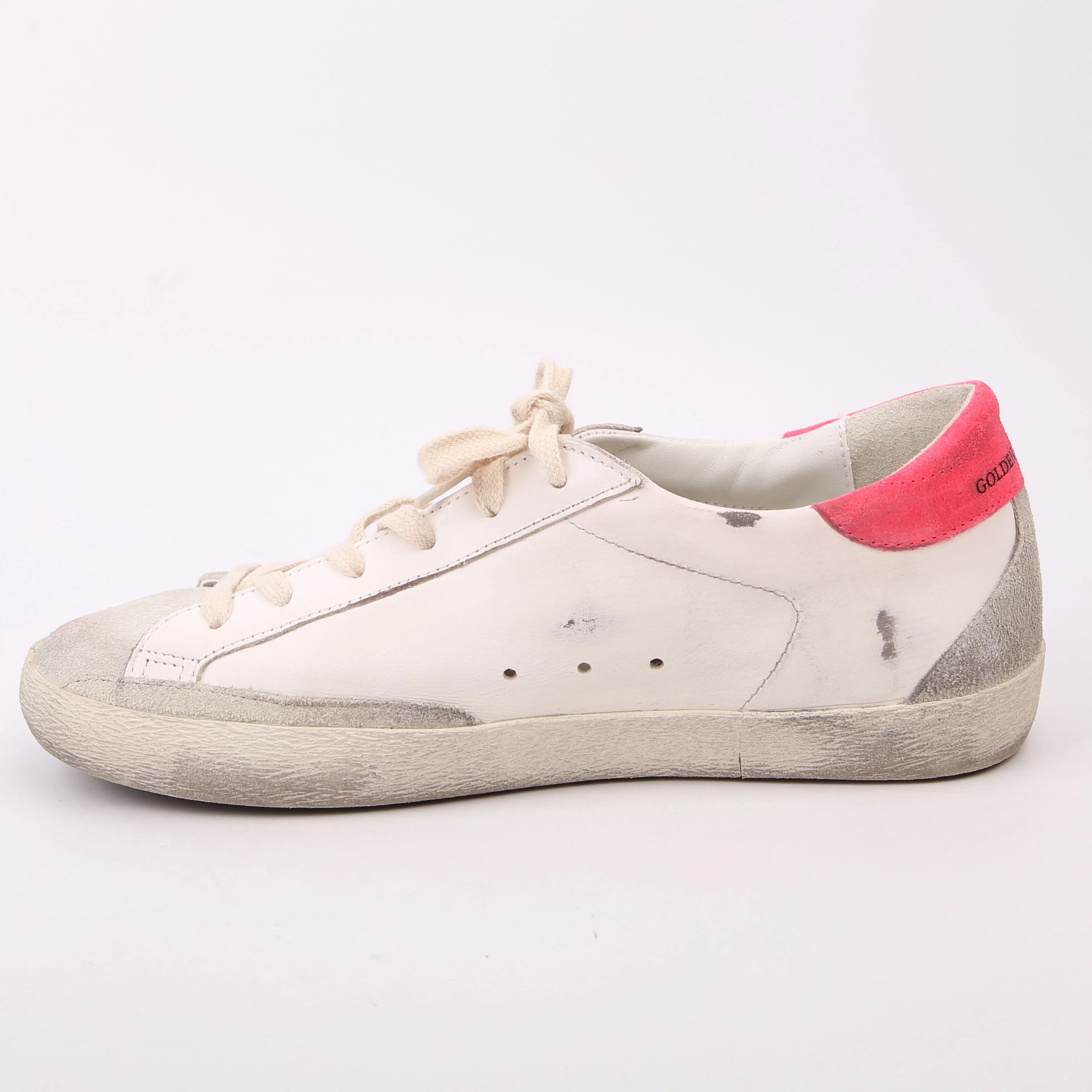 Superstar Classic Sneakers Size 40 White/Pink - Image 6