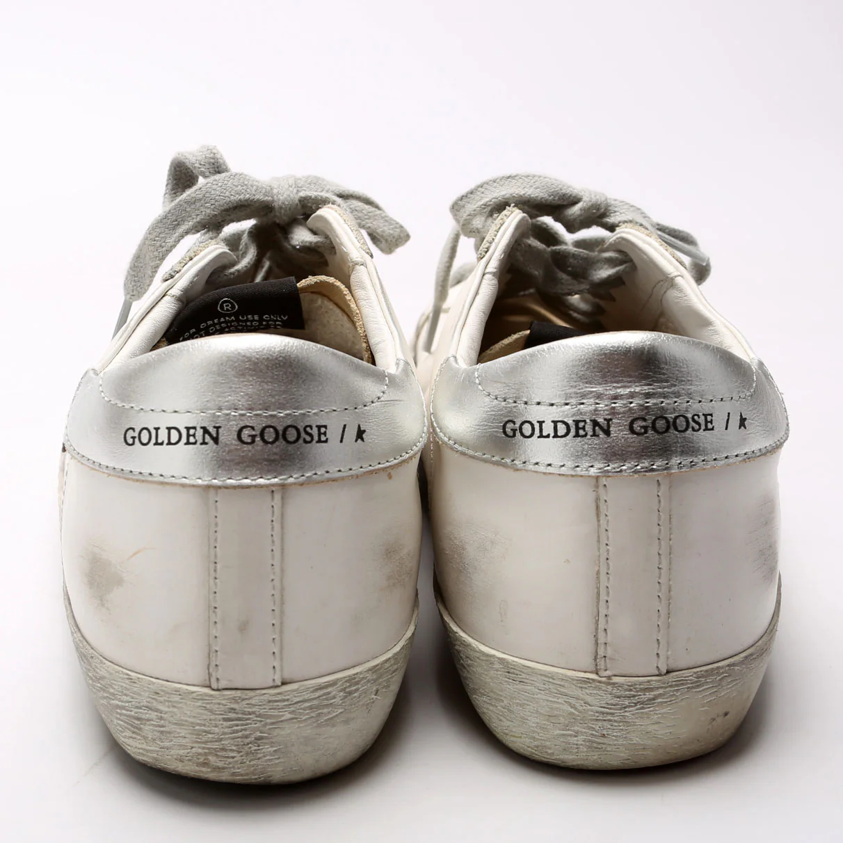 Superstar Classic Sneakers Size 41 White/Tan - Image 4