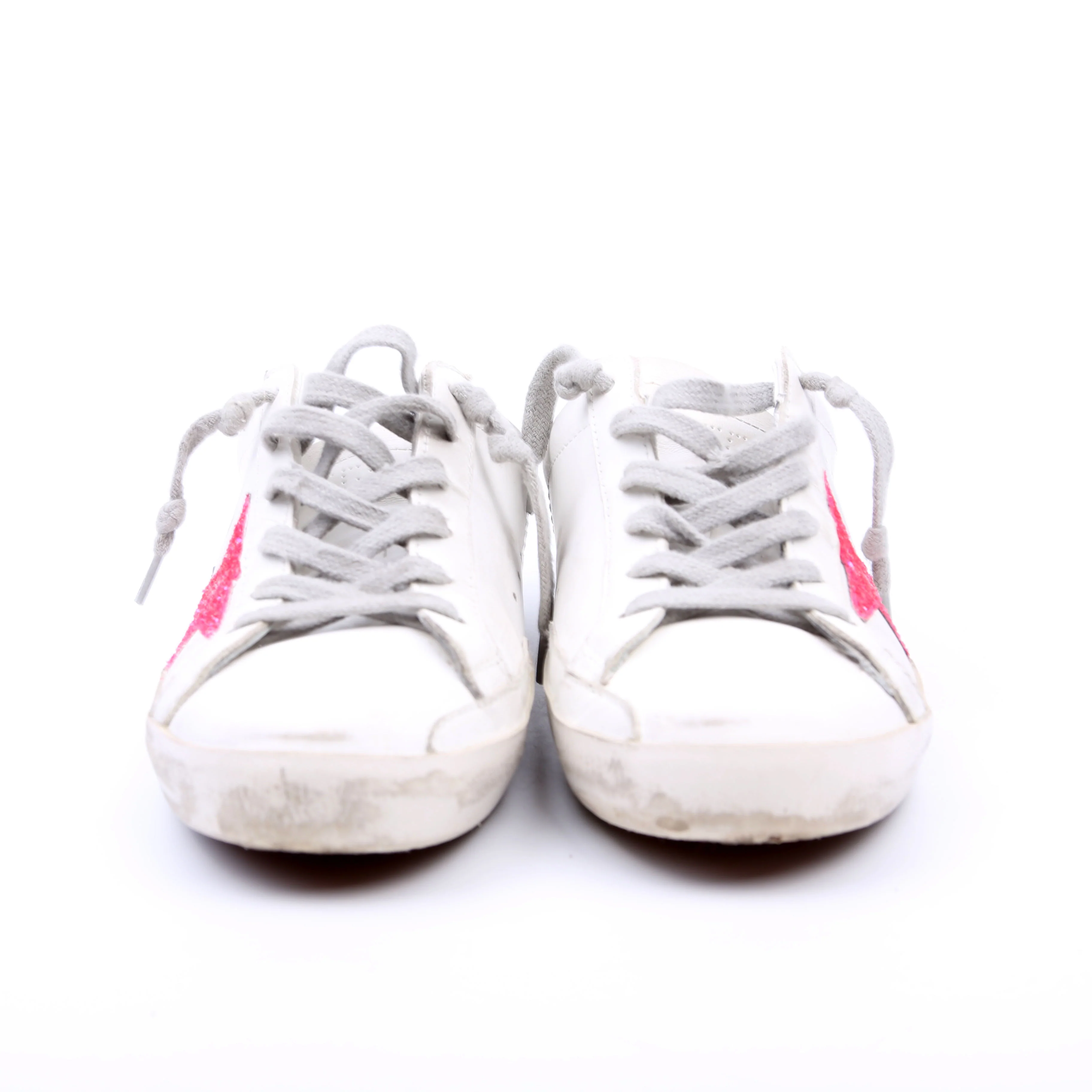 Superstar Sabot Sneakers Size 39 White/Pink - Image 2