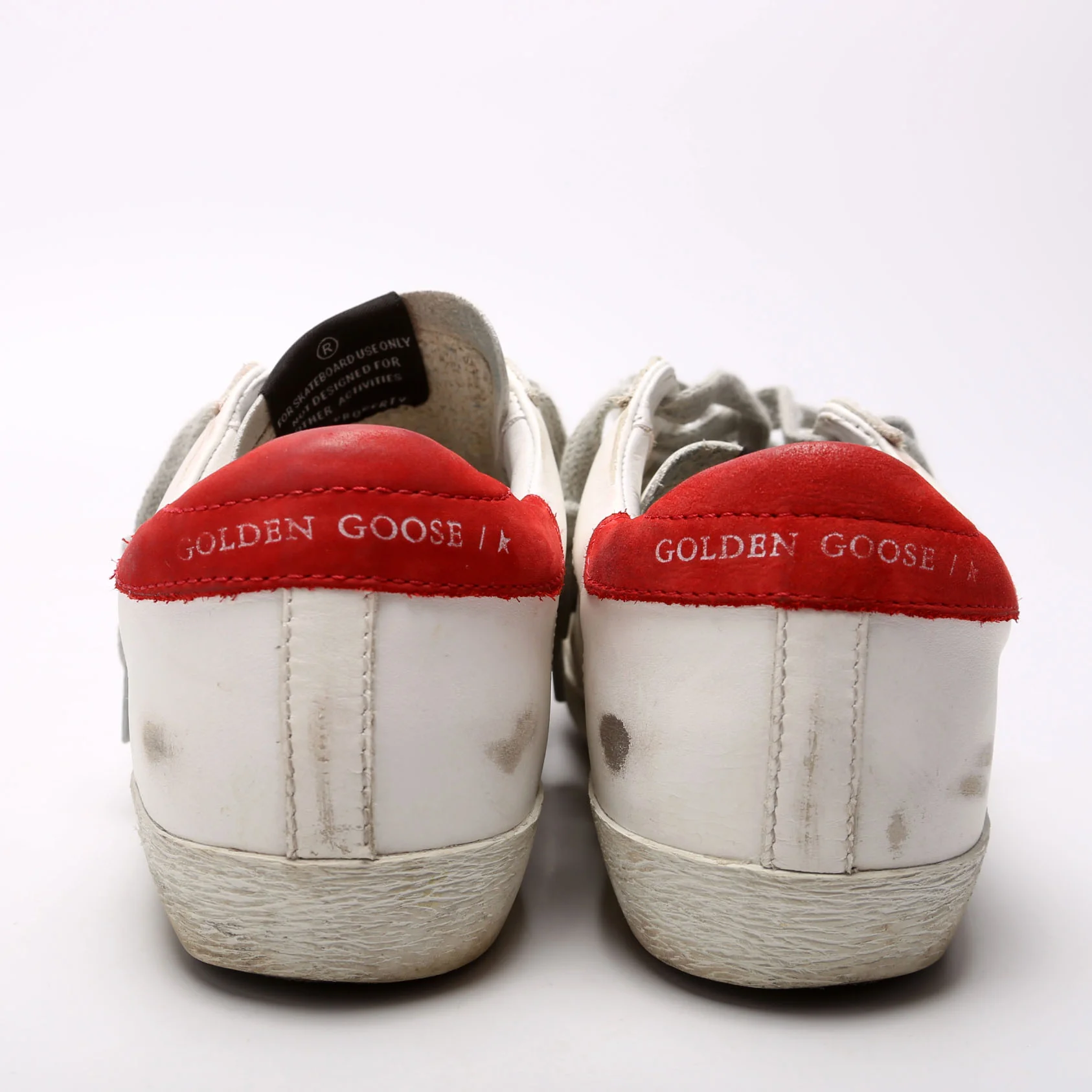 Superstar Sneakers Size 36 White/Red - Image 4