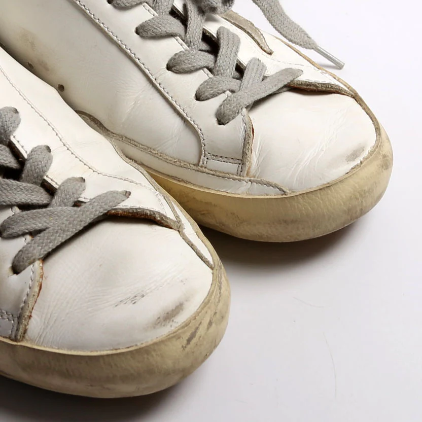 Superstar Sneakers Size 39 White/Brown - Image 9