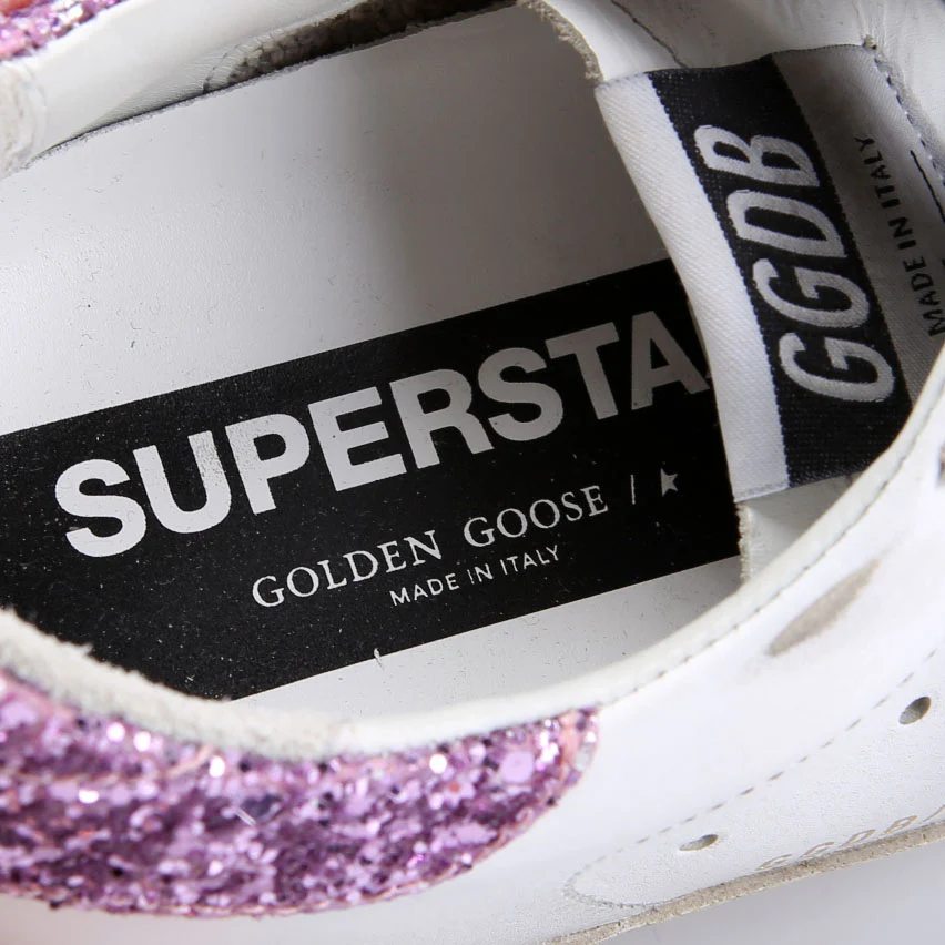 Superstar Sneakers Size 39 White/Pink/Blue - Image 5