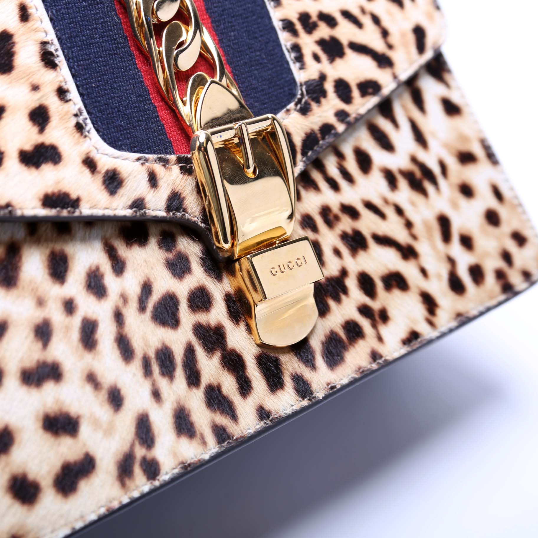Sylvie Shoulder Small Calfhair 421882 - Image 6