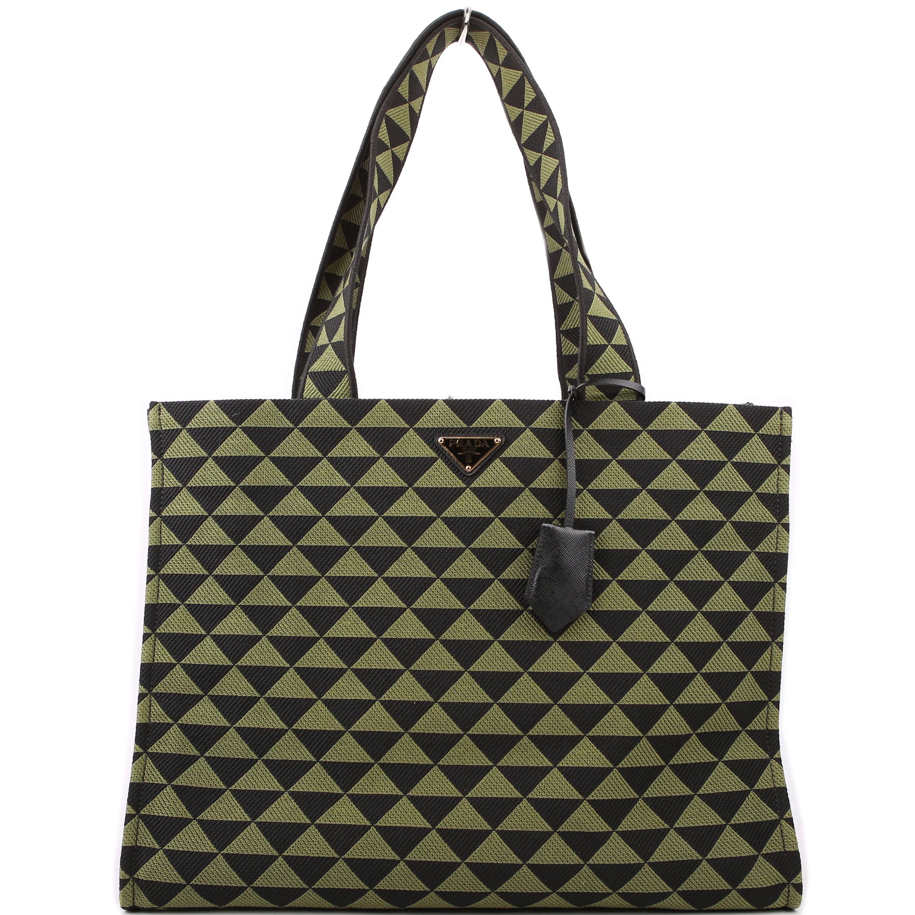 Symbole Horizontal Shopper Tote Green/Black