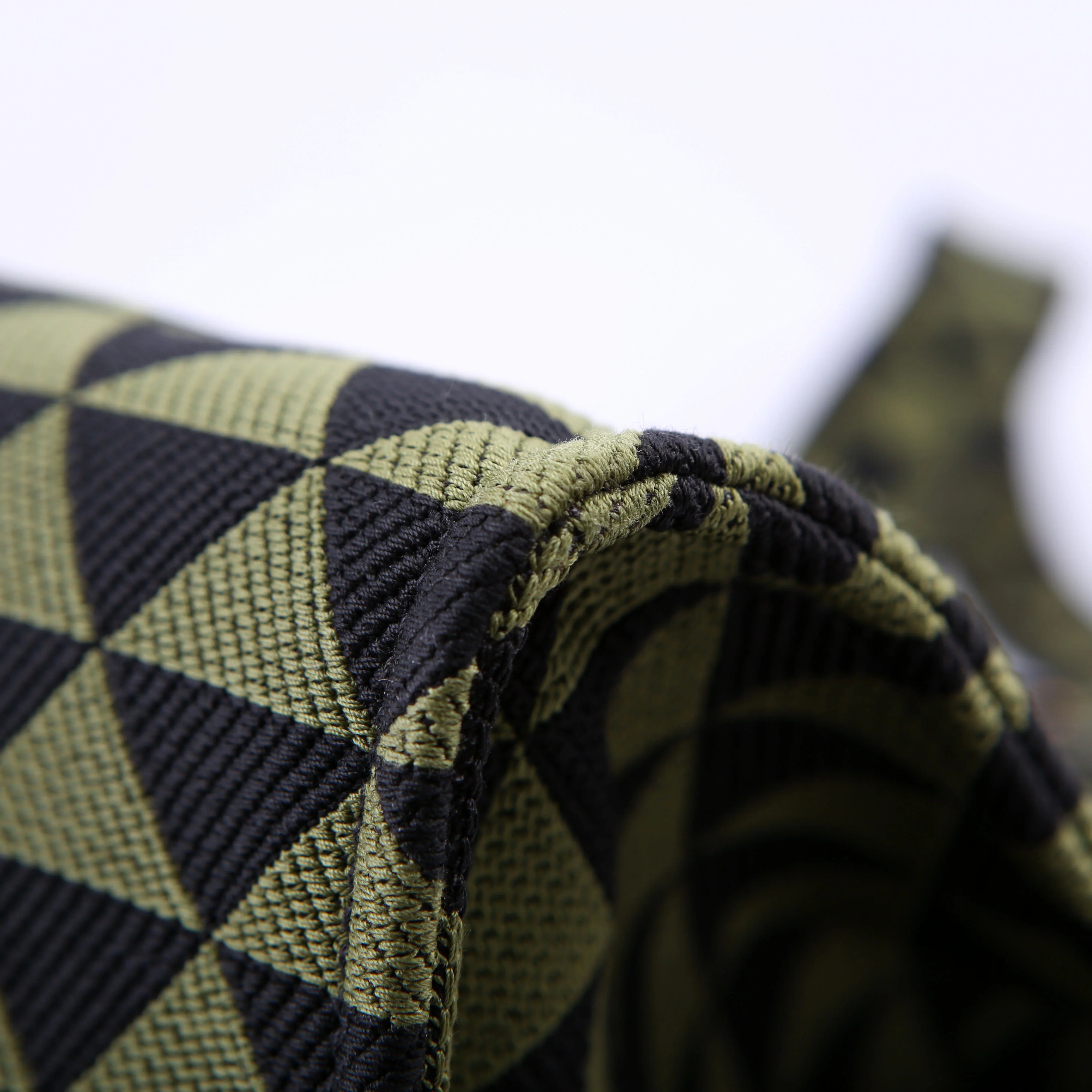 Symbole Horizontal Shopper Tote Green/Black - Image 6