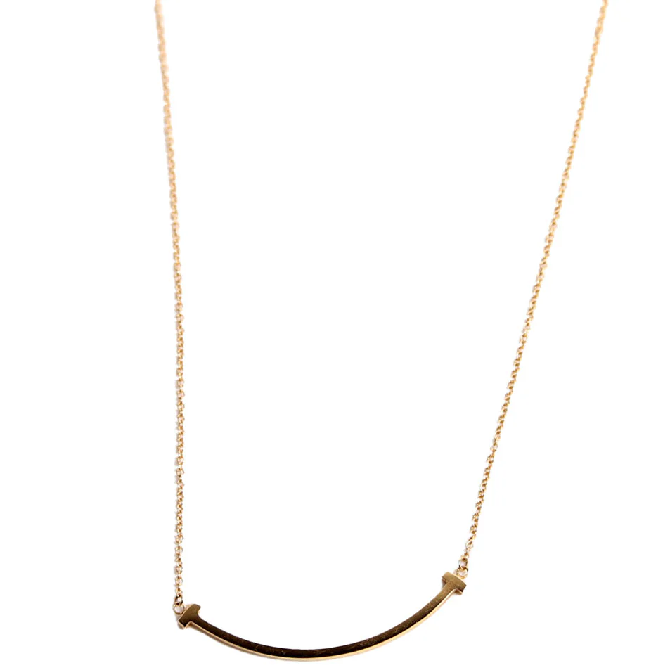 T Smile Small Necklace 750